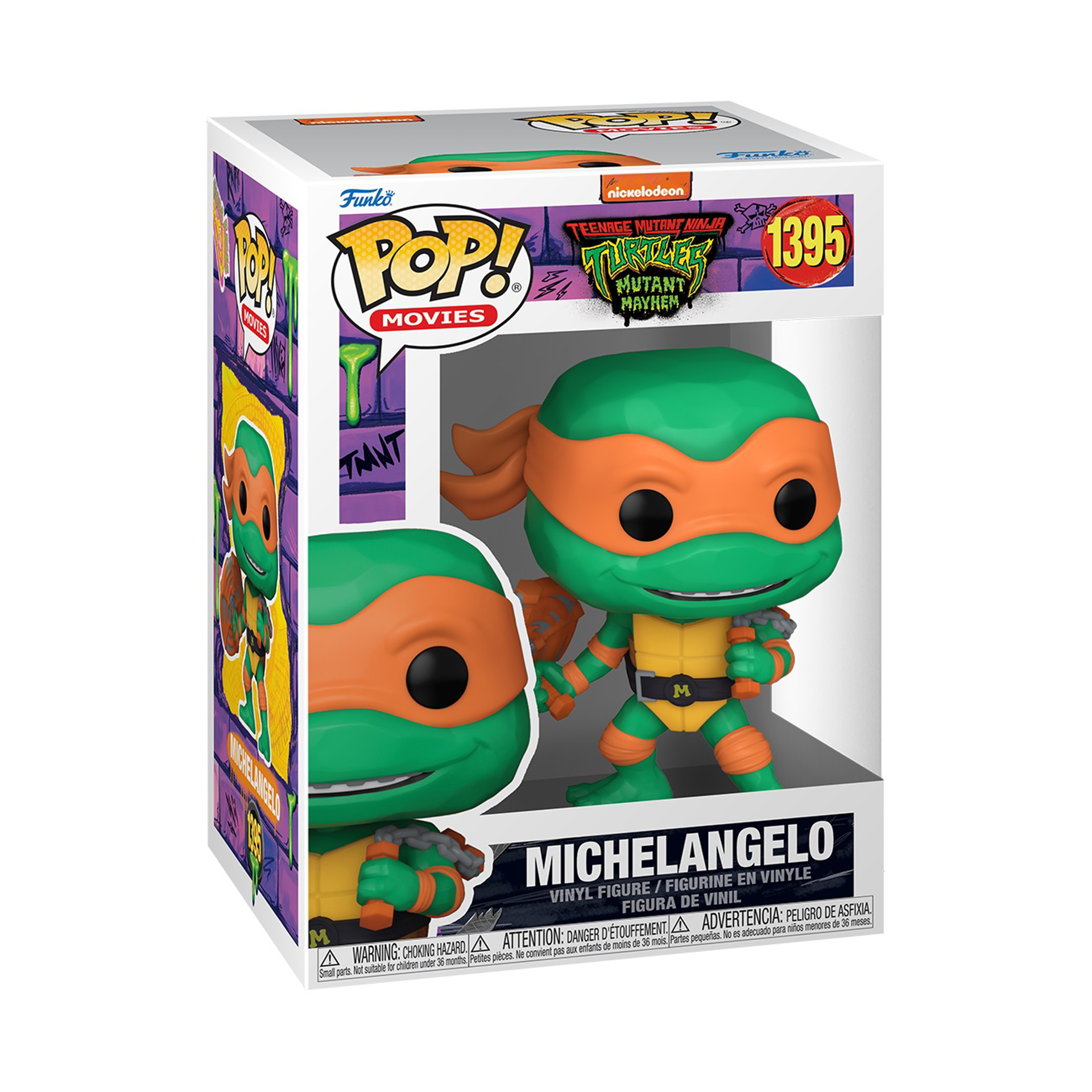 Funko Pop! Movies: Teenage Mutant Ninja Turtles: Mutant Mayhem - Michelangelo - flash vidéo