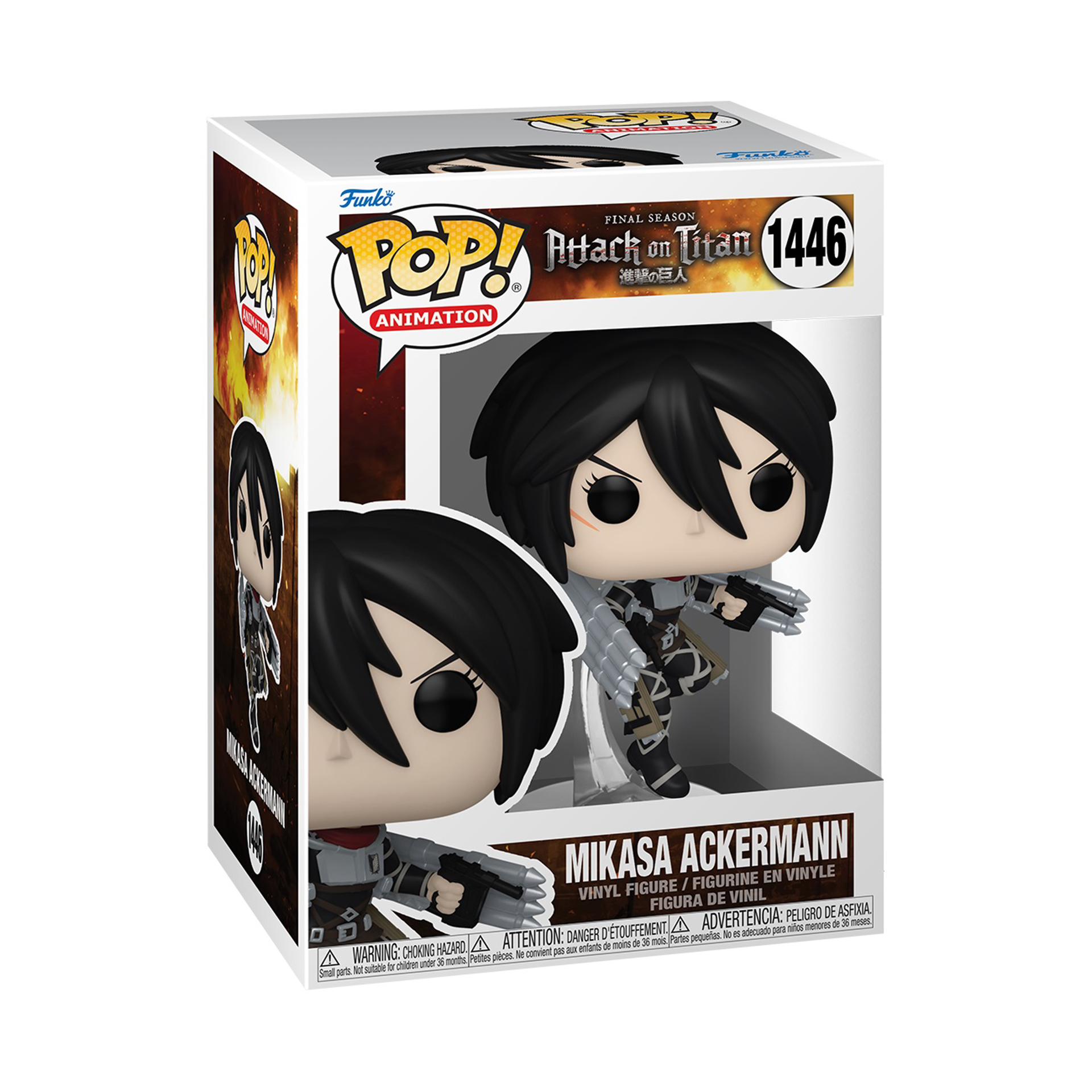 Funko Pop! Animation: Attack on Titan Final Season - Mikasa Ackerman - flash vidéo