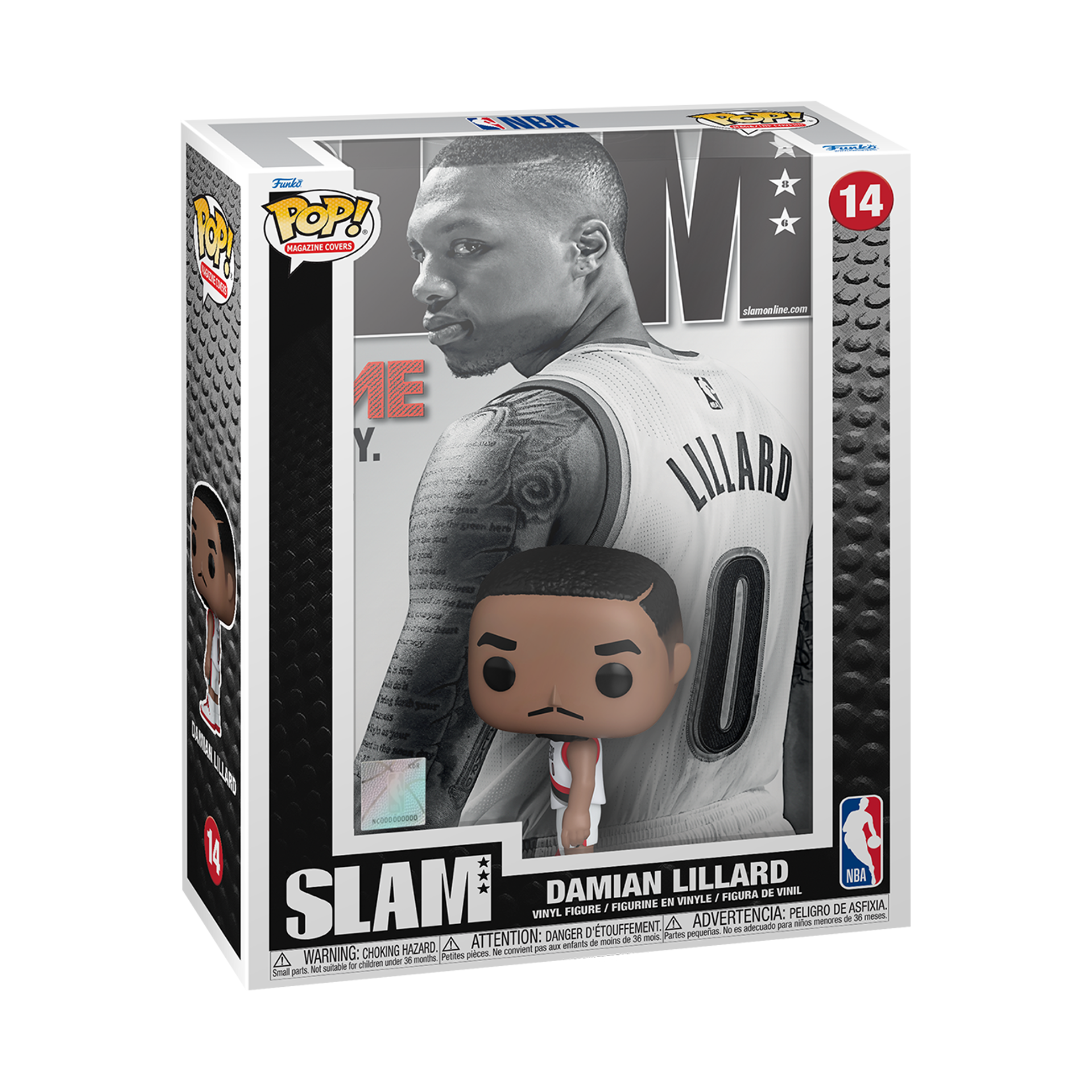 Funko NEWPop! Magazine Covers: NBA SLAM - Damian Lillard - flash vidéo