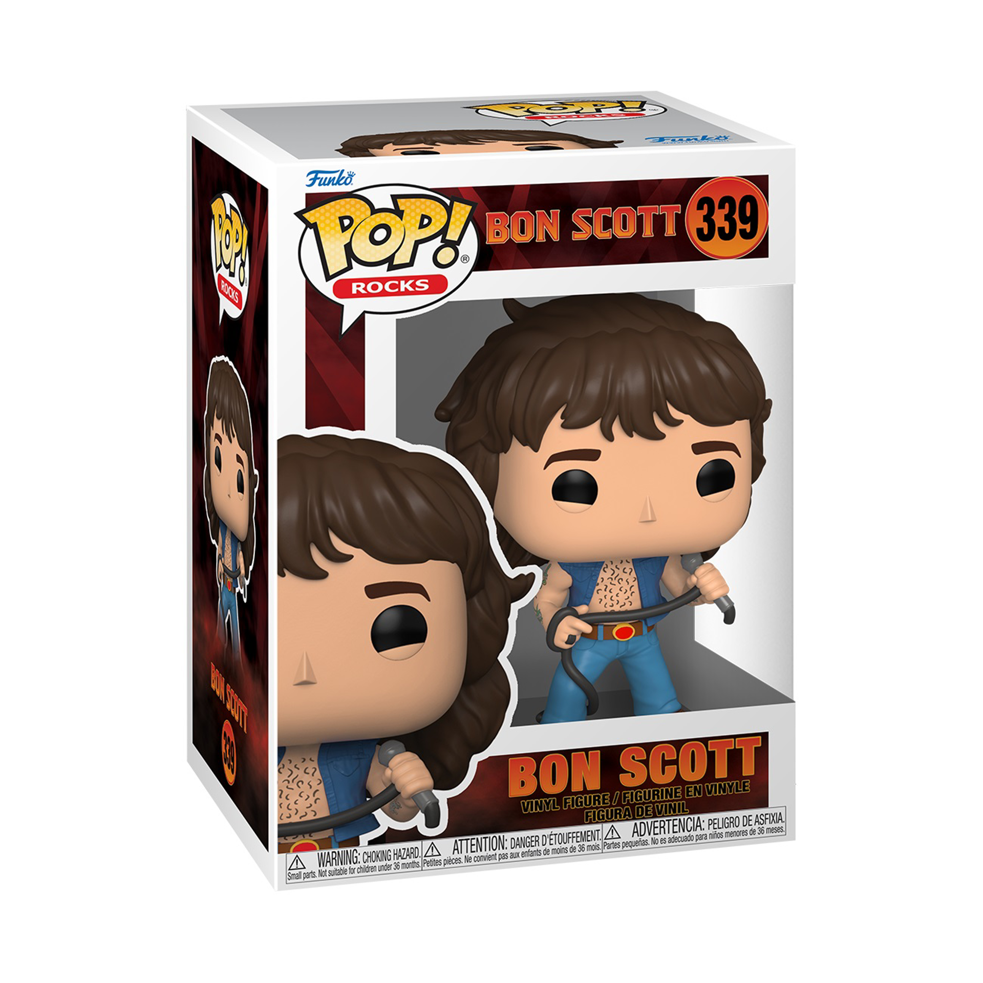 Funko Pop! Rocks: AC/DC - Bon Scott - flash vidéo