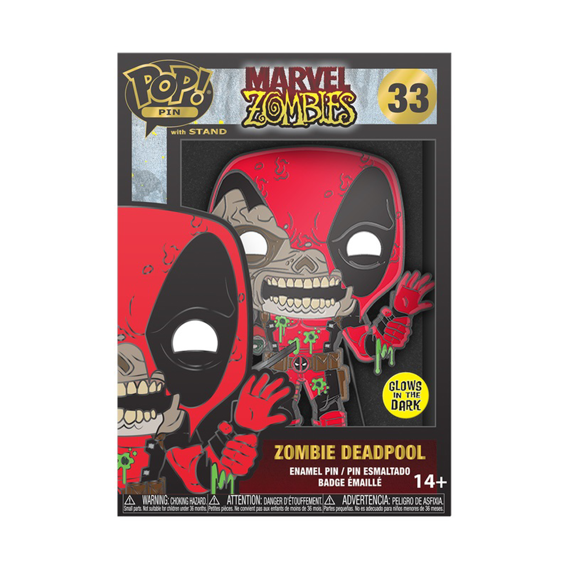 Funko Pop! Pin: Marvel - Zombie Deadpool - flash vidéo