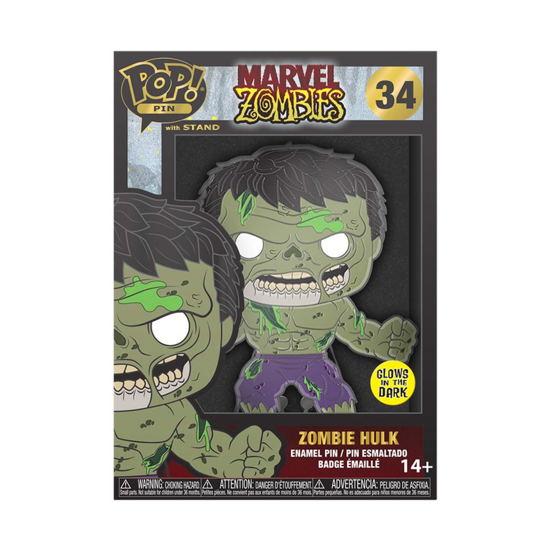 Funko Pop! Pin: Marvel - Zombie Hulk - flash vidéo