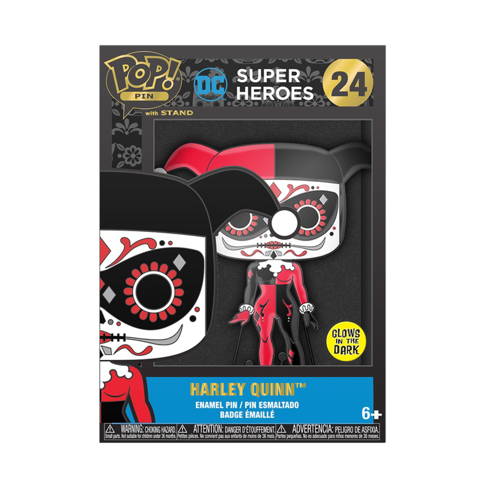 Funko Pop! Pin: DC Comics: Day of the Dead - Harley Quinn - flash vidéo