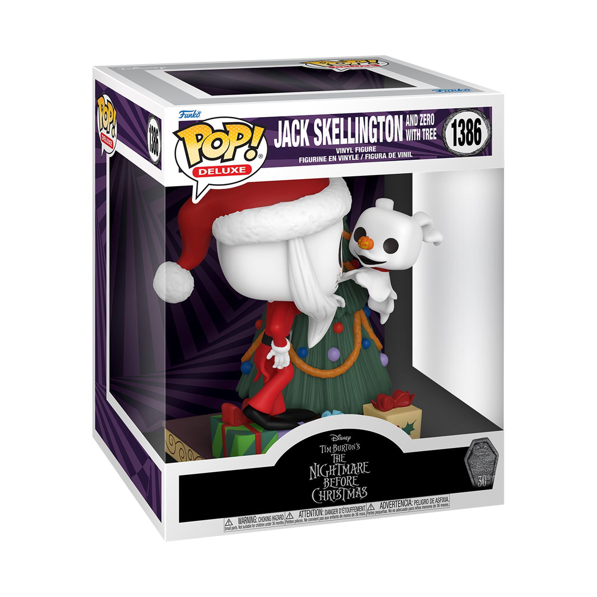 Funko Pop! Deluxe: The Nightmare Before Christmas 30th Anniversary - Jack & Zero (with Tree) - flash vidéo