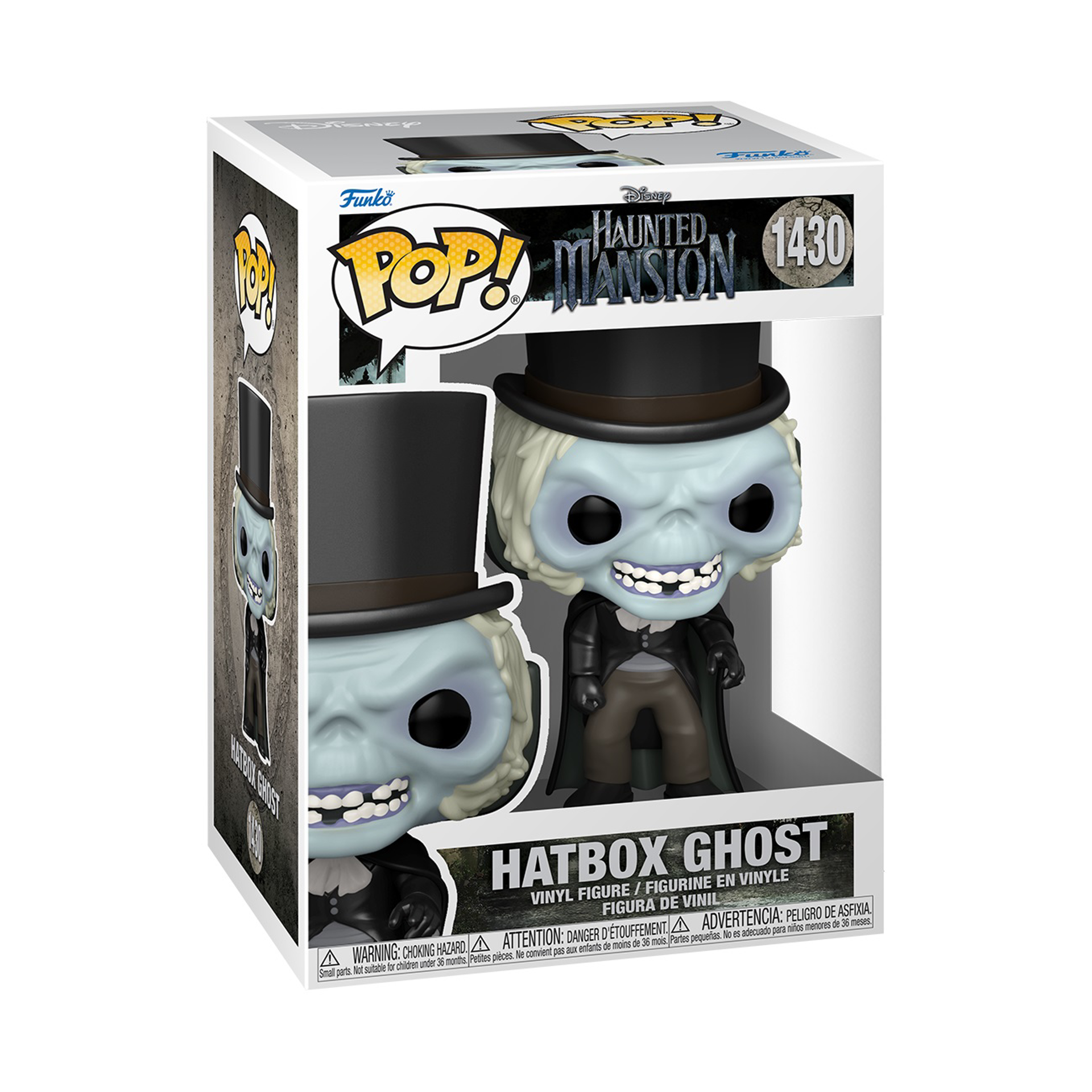 Funko Pop! Disney: Haunted Mansion (Movie) - Hatbox Ghost - flash vidéo