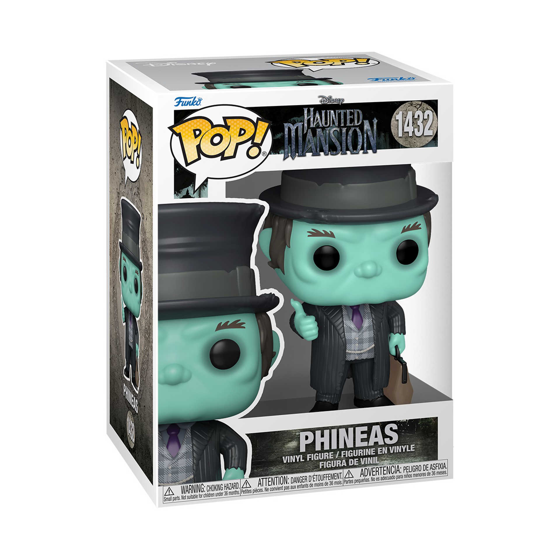 Funko Pop! Disney: Haunted Mansion (Movie) - Phineas - flash vidéo