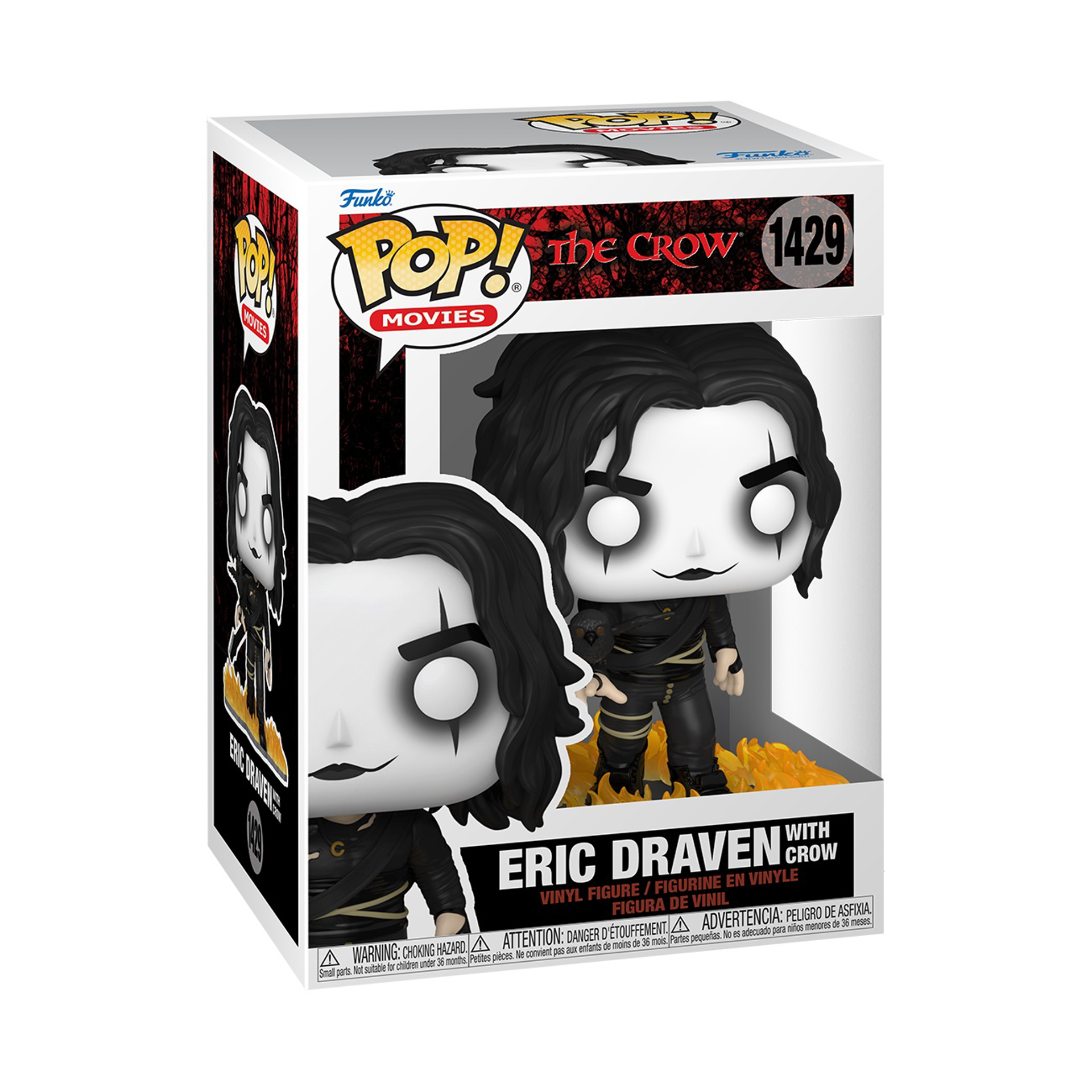 Funko Pop! Movies: The Crow - Eric Draven (with Crow) - flash vidéo