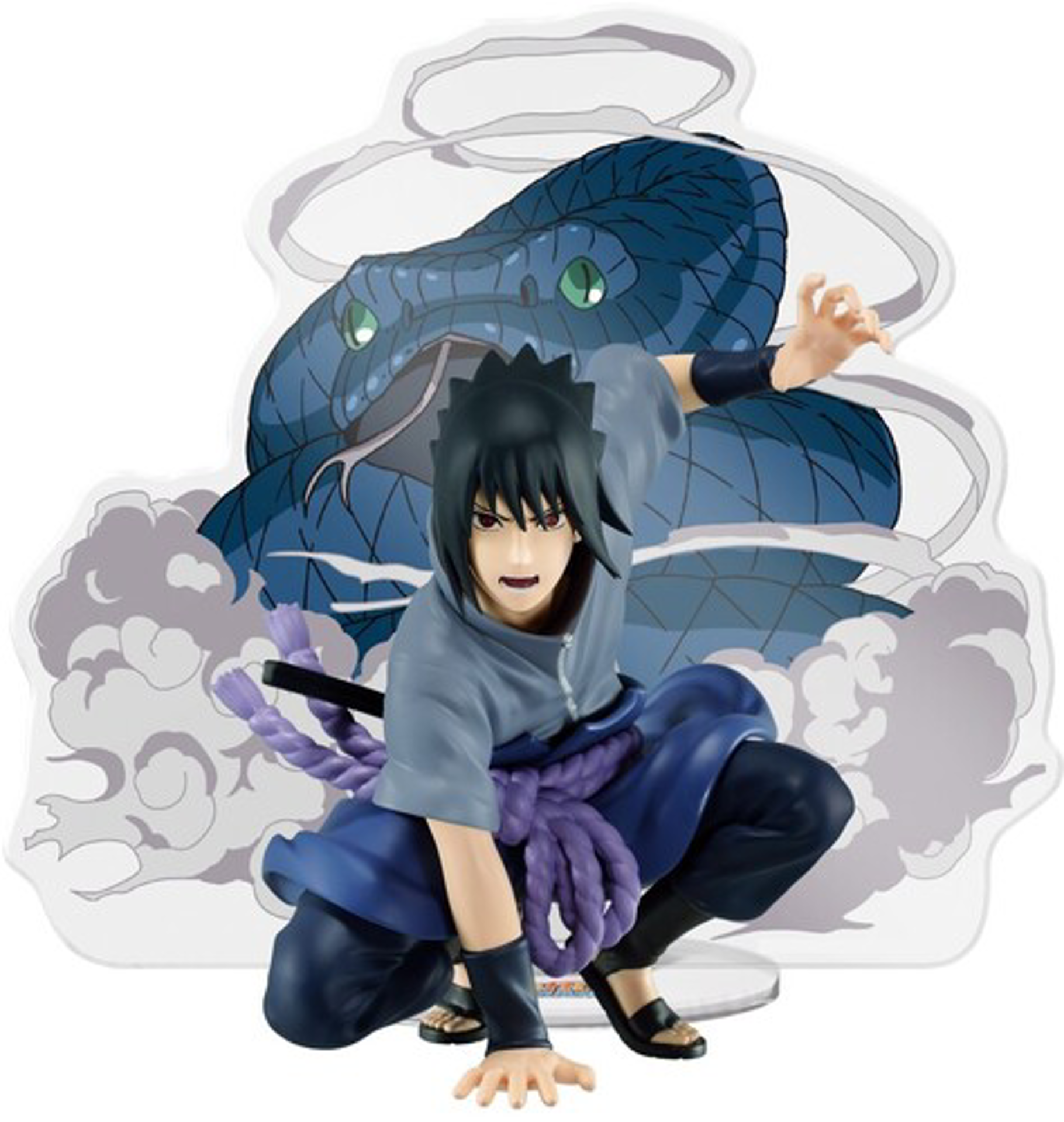Naruto Shippuden - Panel Spectacle - Uchiha Sasuke Statue 9cm - flash vidéo