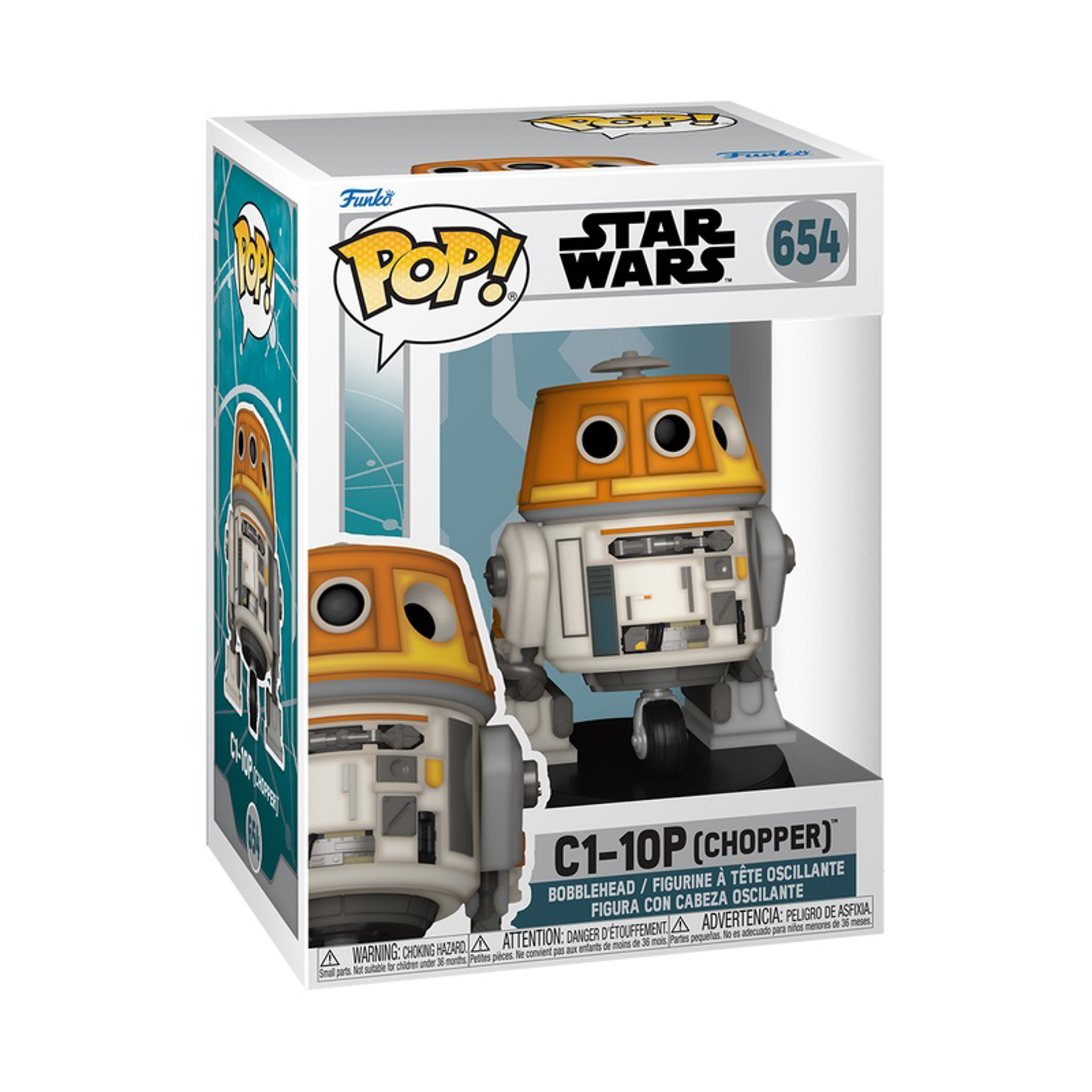 Funko Pop! Star Wars: Ahsoka S1 - C1-10P (Chopper) - flash vidéo