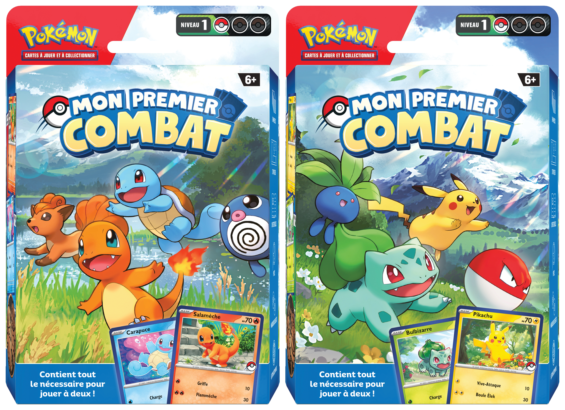 Pokémon JCC - Mon Premier Combat (1x deck aléatoire Bulbizarre ou Salamèche) - flash vidéo
