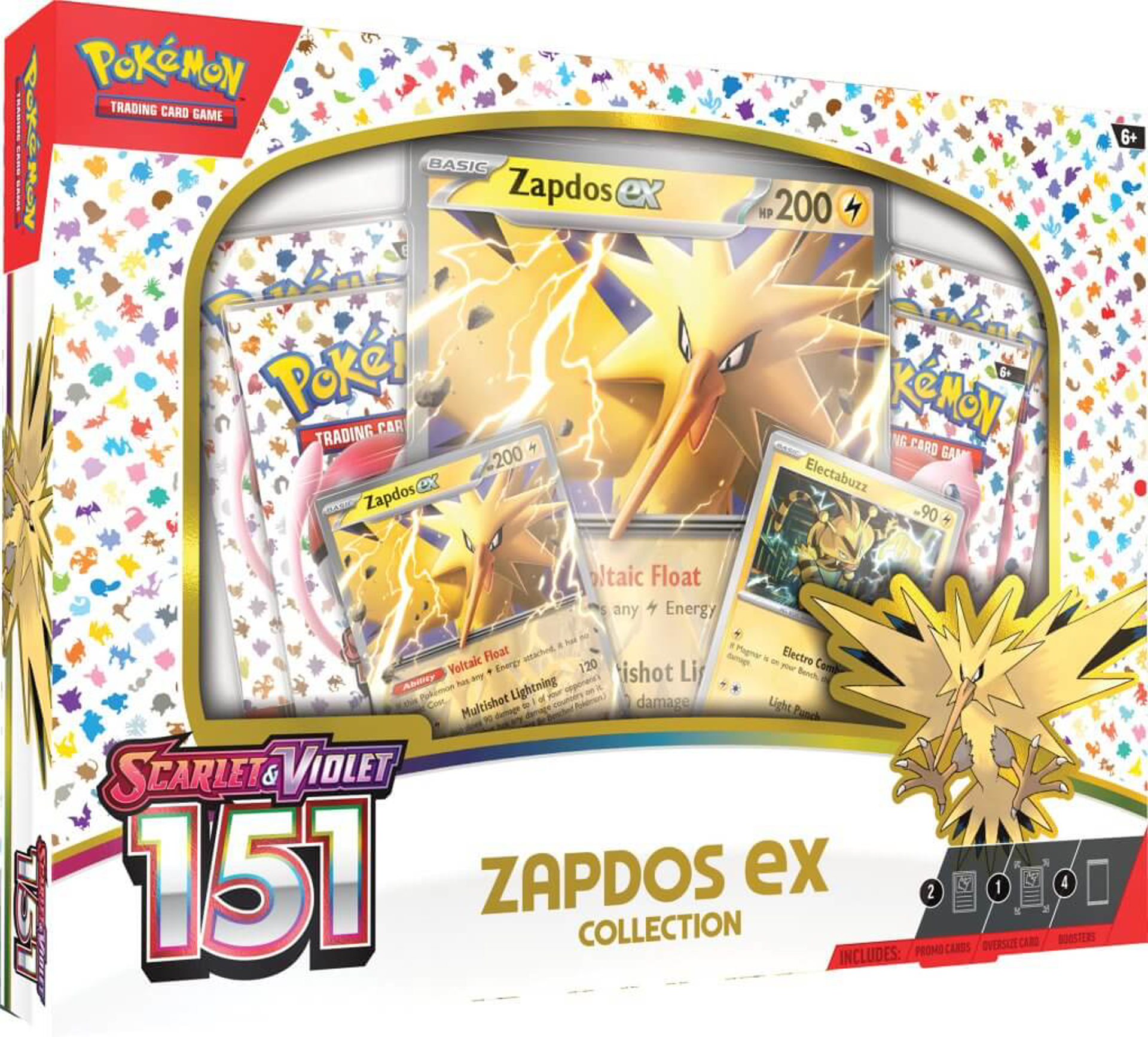Pokémon JCC : Collection Écarlate et Violet - 151 Électhor-ex - flash vidéo