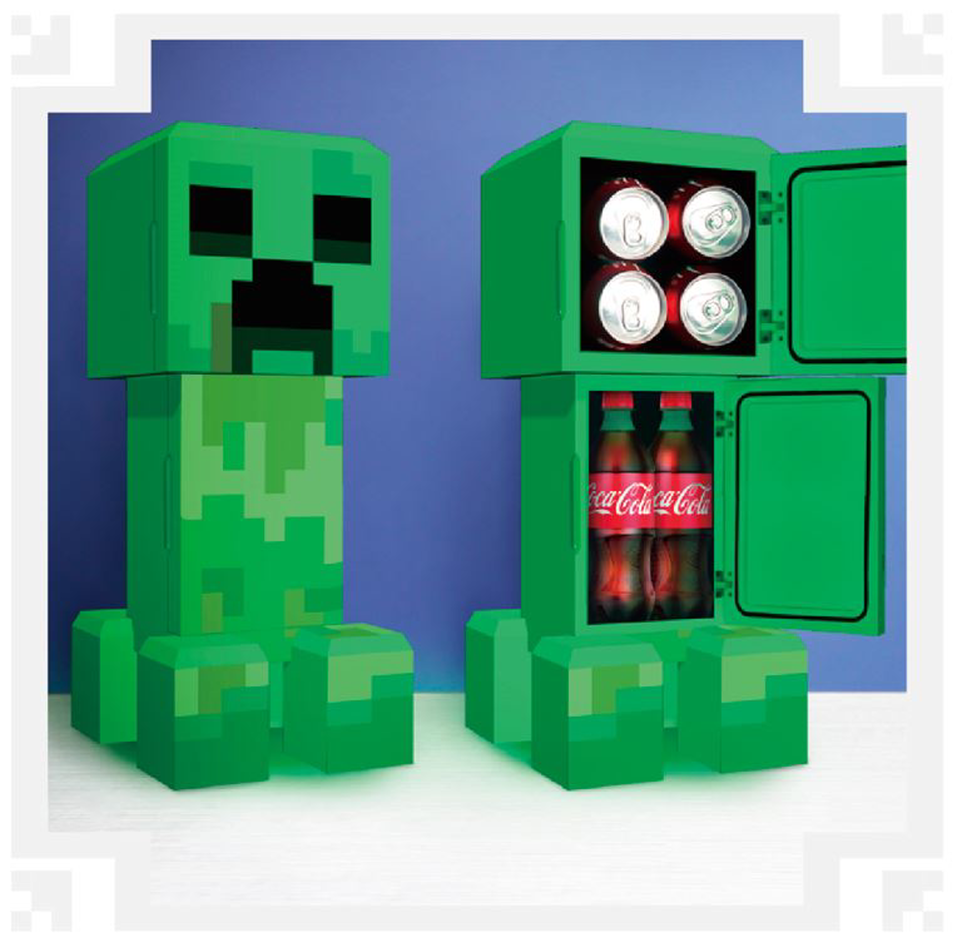 UKON!C - Minecraft - Mini réfrigérateur 8L Creeper