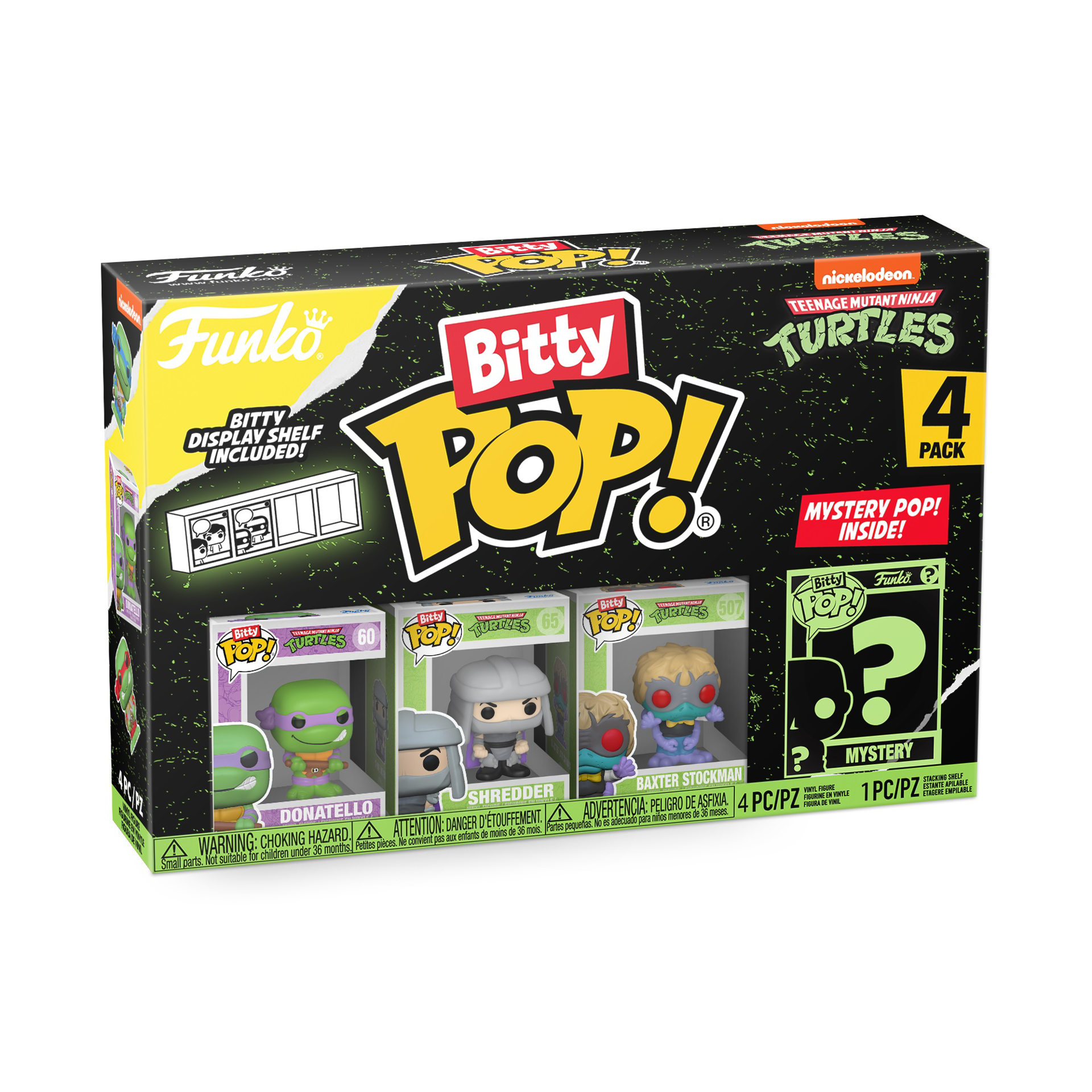 Funko Bitty Pop! 4-Pack: Teenage Mutant Ninja Turtle - Donatello