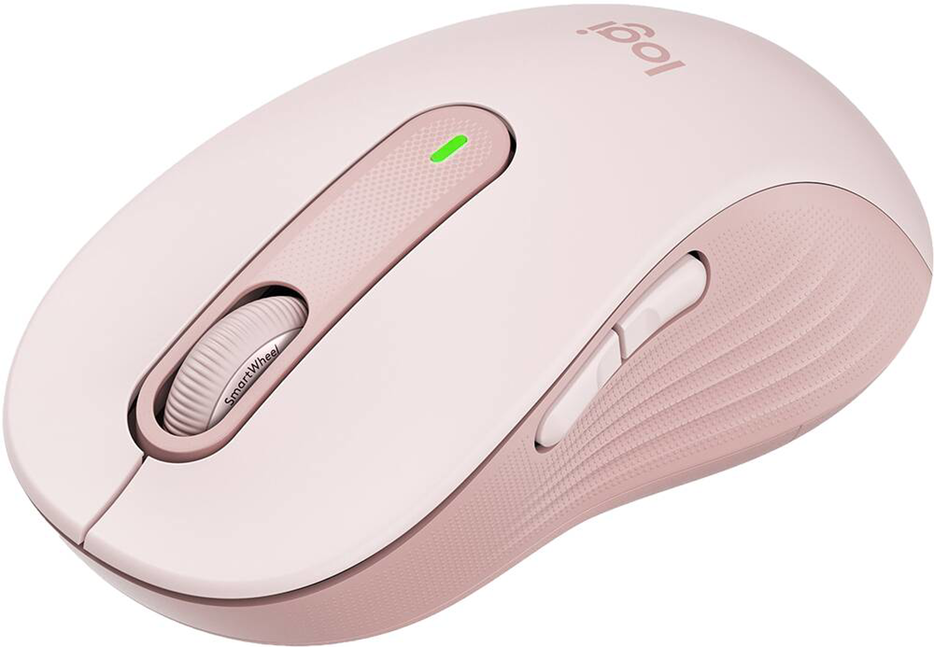 Logitech - Souris sans fil Signature M650 L - Rose - 5 Boutons 4000 dpi - flash vidéo