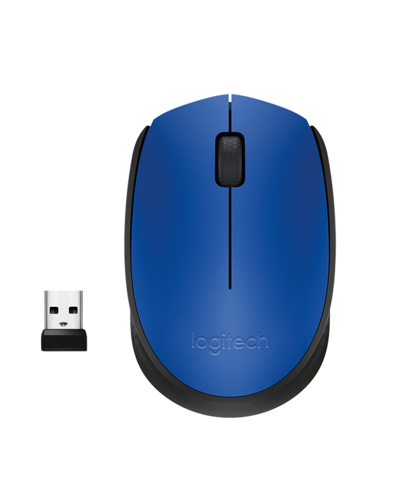 Logitech - Souris sans fil M171 - Bleu - 3 Boutons 1000 dpi - flash vidéo