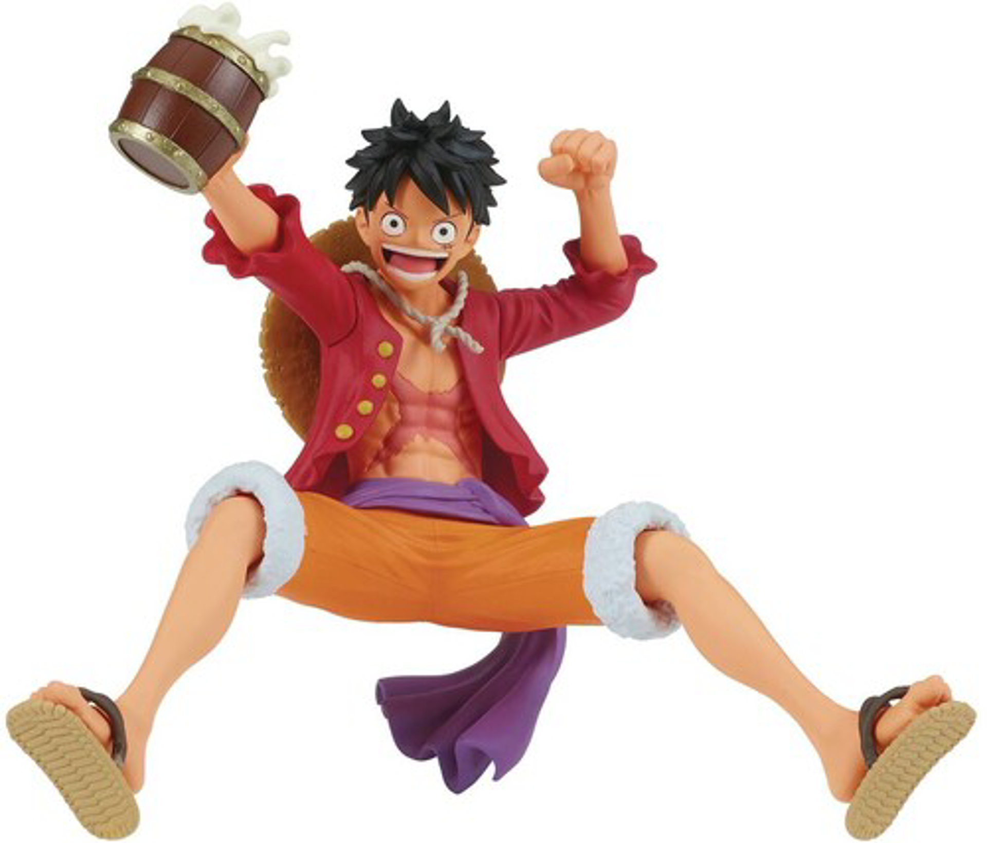 One Piece - It's a Banquet !! - Monkey D. Luffy Statue 9cm - flash vidéo