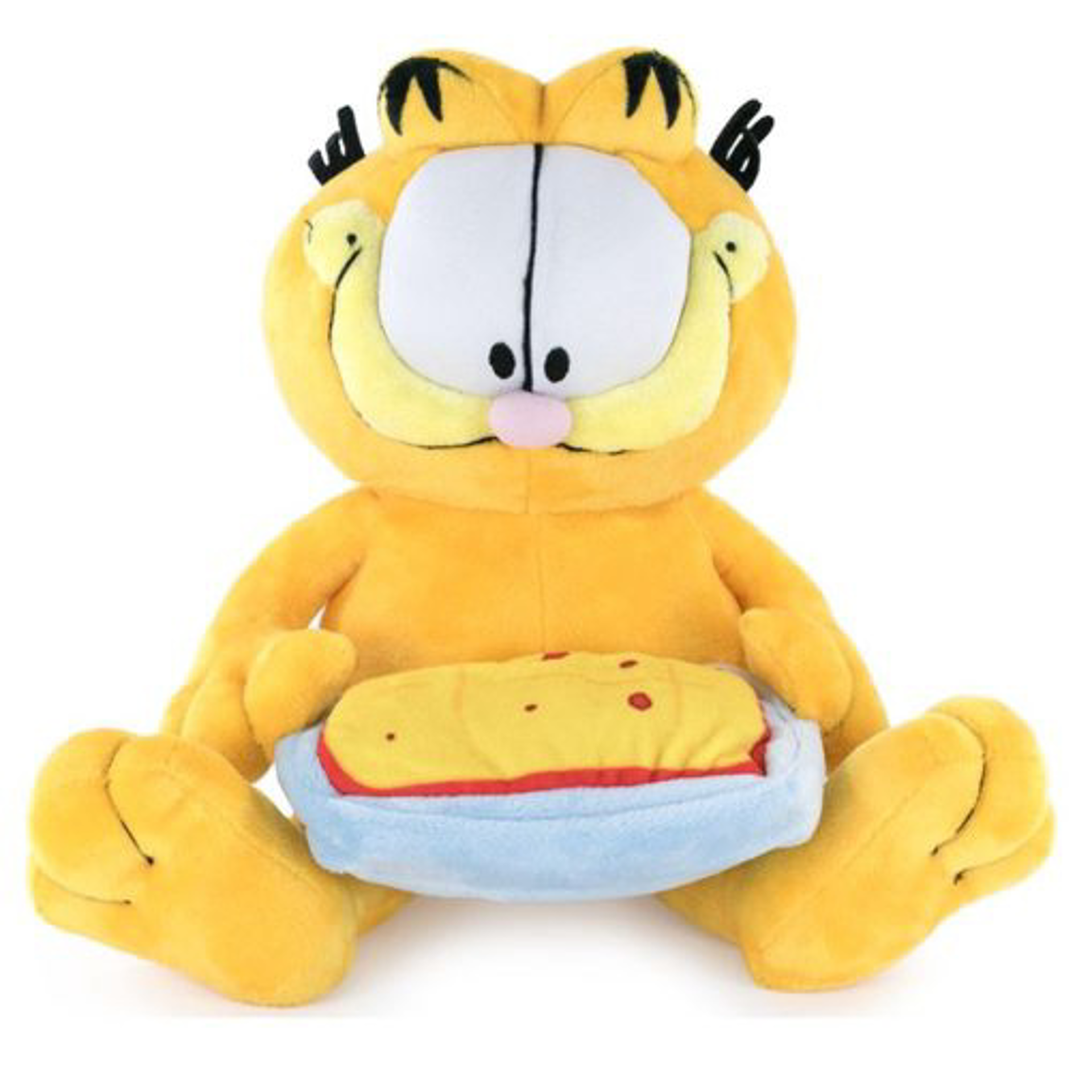 Garfield - Garfield avec lasagne - Peluche 28cm
