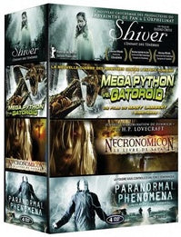 Coffret Fantastique : Shiver : L'enfant des ténèbres + Mega Python vs. Gatoroid + Necronomicon : le livre des ténèbres + Paranormal Phenomena [DVD]