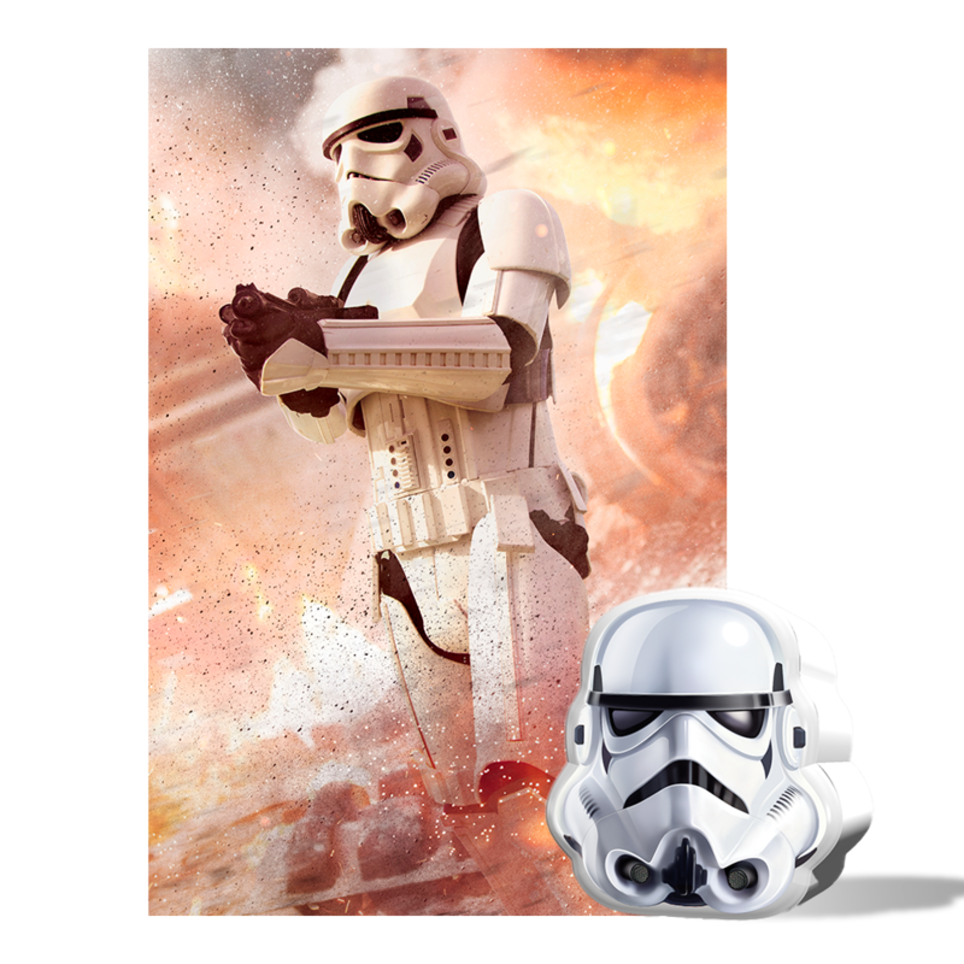 Star Wars - Puzzle lenticulaire Stormtrooper avec boîte en métal 3D 300 pcs 46x31 cm