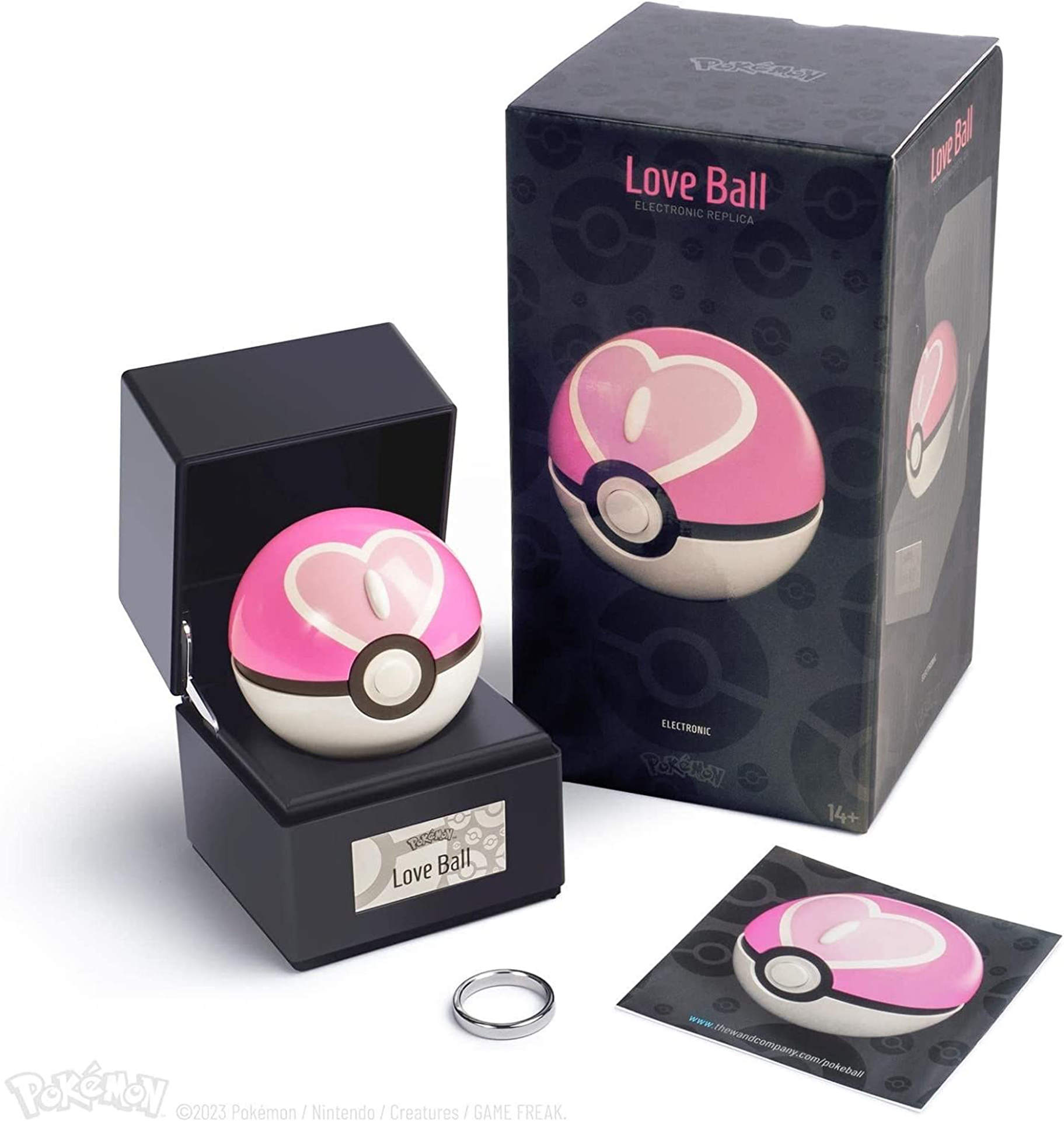 Pokémon - Réplique électronique de la Love Ball en métal moulé