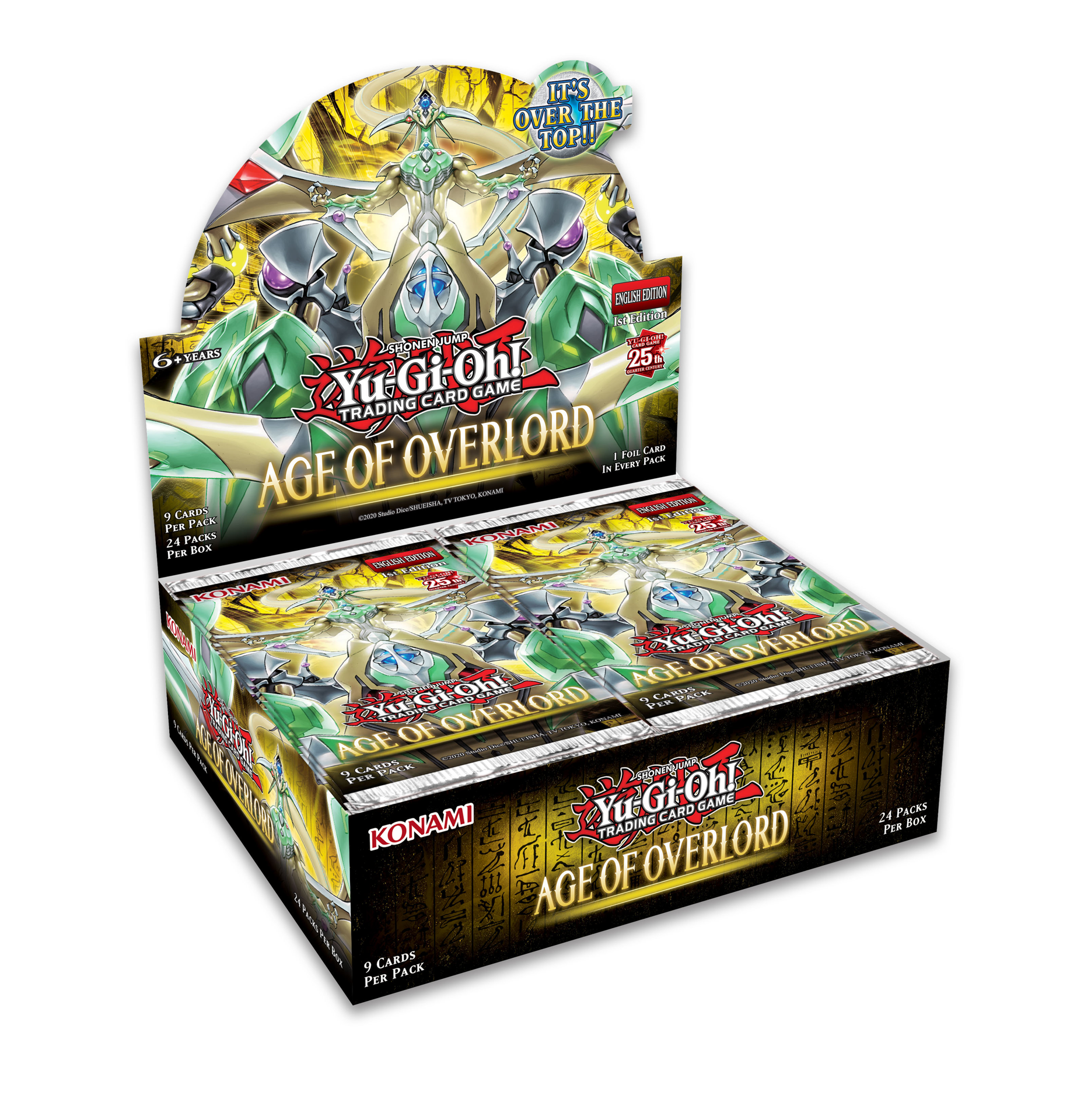 Yu-Gi-Oh! JCC - Display de Pack de Booster Age of Overlord (24 Boosters)