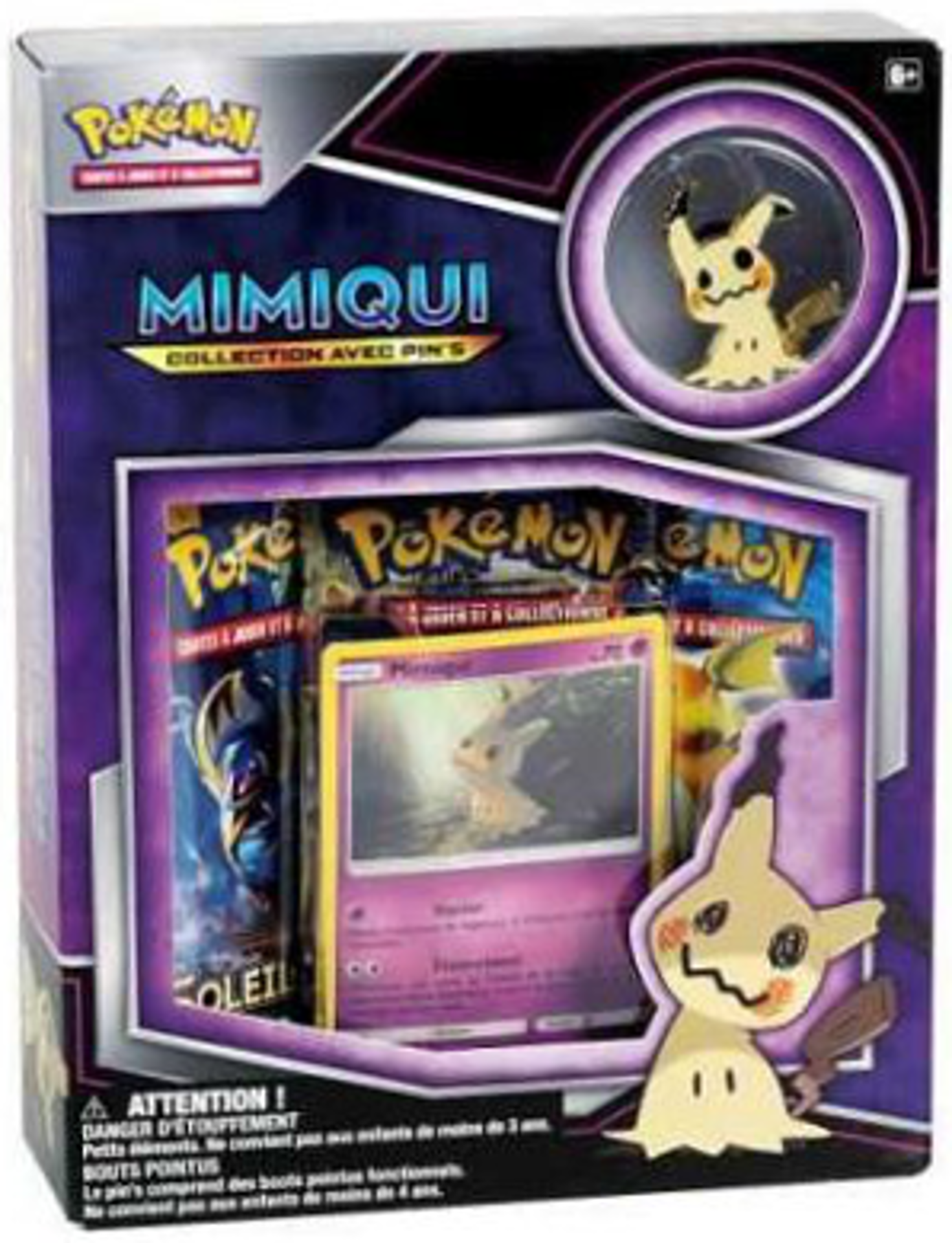Pokémon JCC - Collection avec pin's Mimiqui - flash vidéo