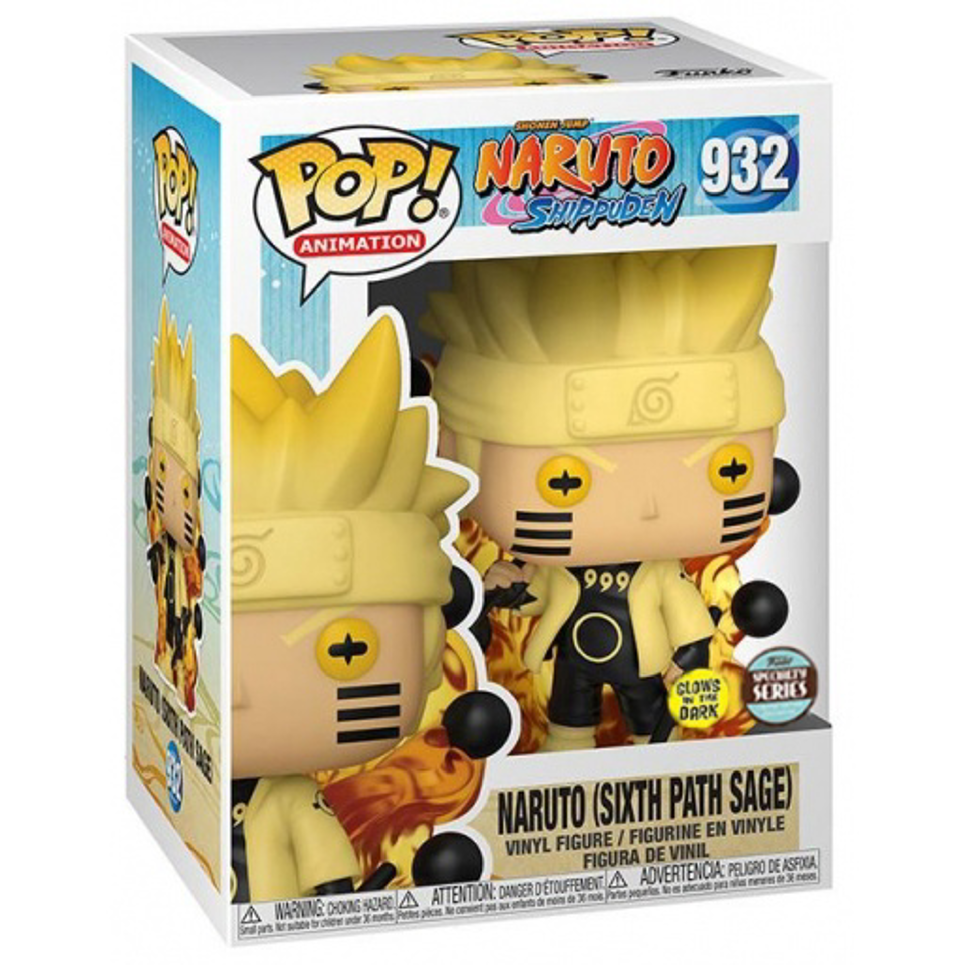 Funko Pop! Animation: Naruto Shippuden - Naruto (Six Path Sage) (Glow in the Dark) - flash vidéo