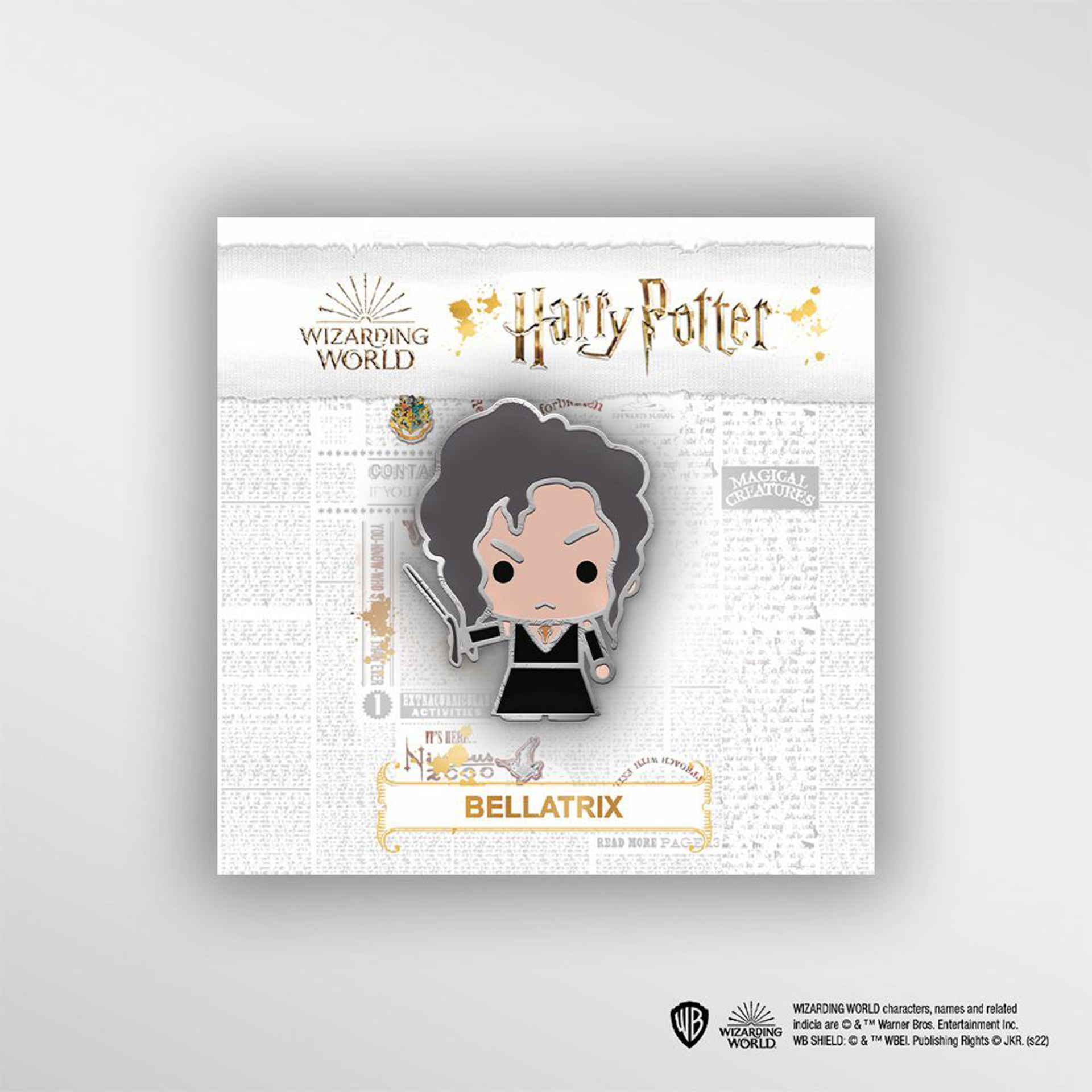 Wizarding World - Harry Potter - Pin's - Bellatrix Lestrange - flash vidéo
