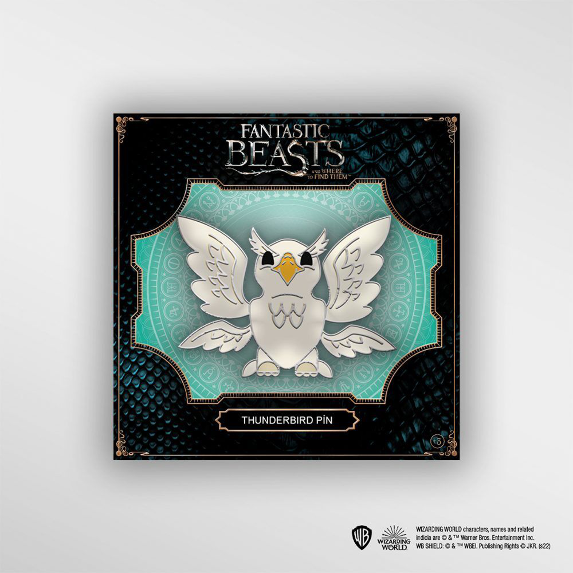 Wizarding World - Les Animaux fantastiques - Pin's - Oiseau-Tonnerre - flash vidéo