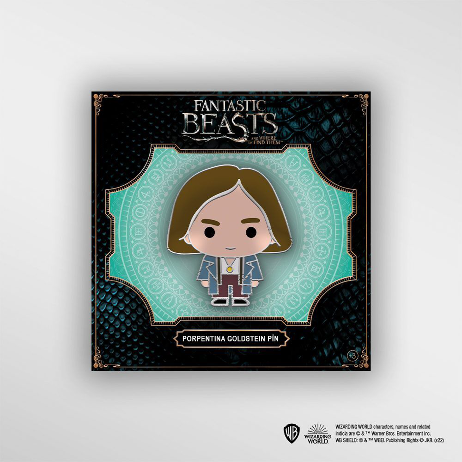 Wizarding World - Les Animaux fantastiques - Pin's - Porpentina Goldstein - flash vidéo