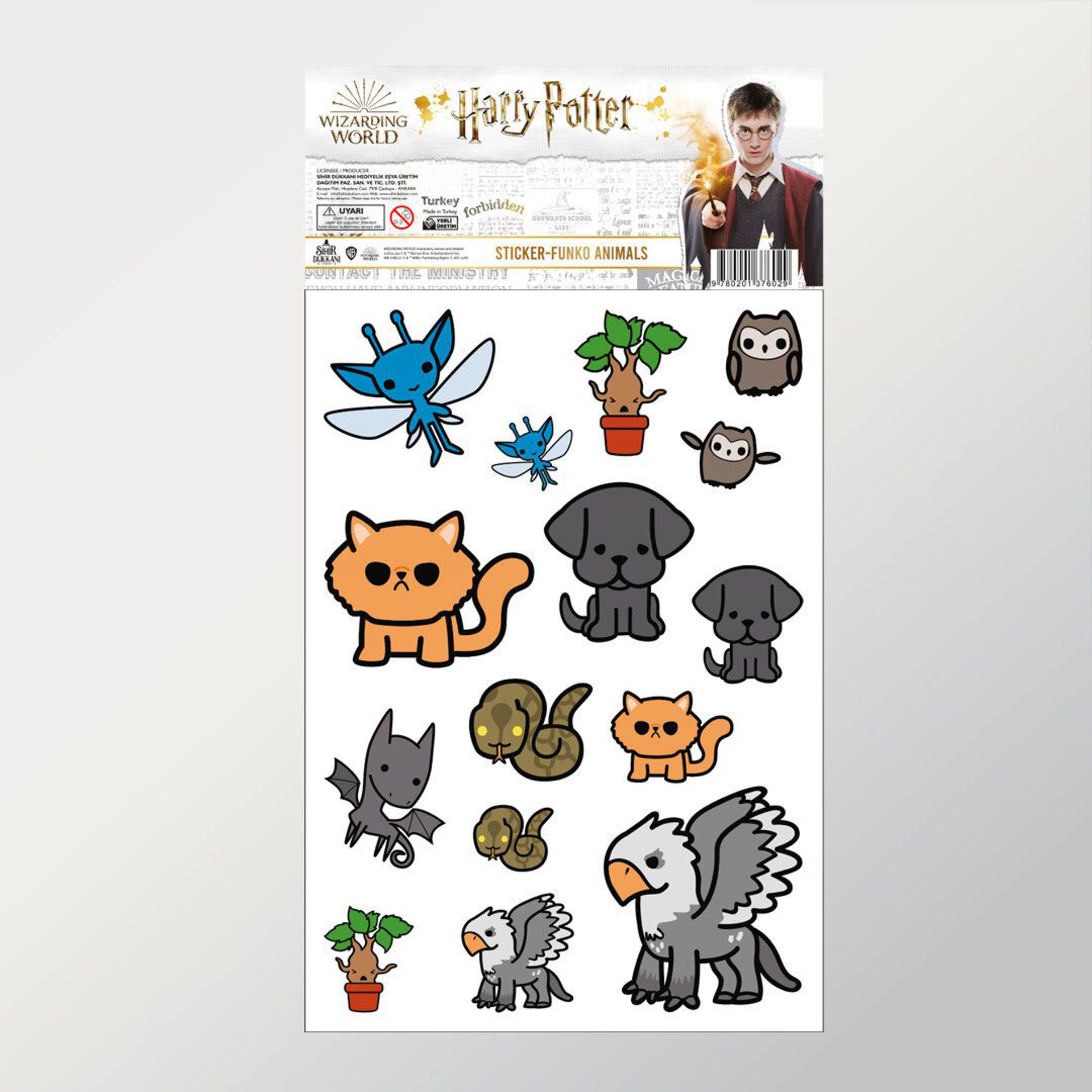 Wizarding World - Harry Potter - Stickers - Funko Animaux - flash vidéo