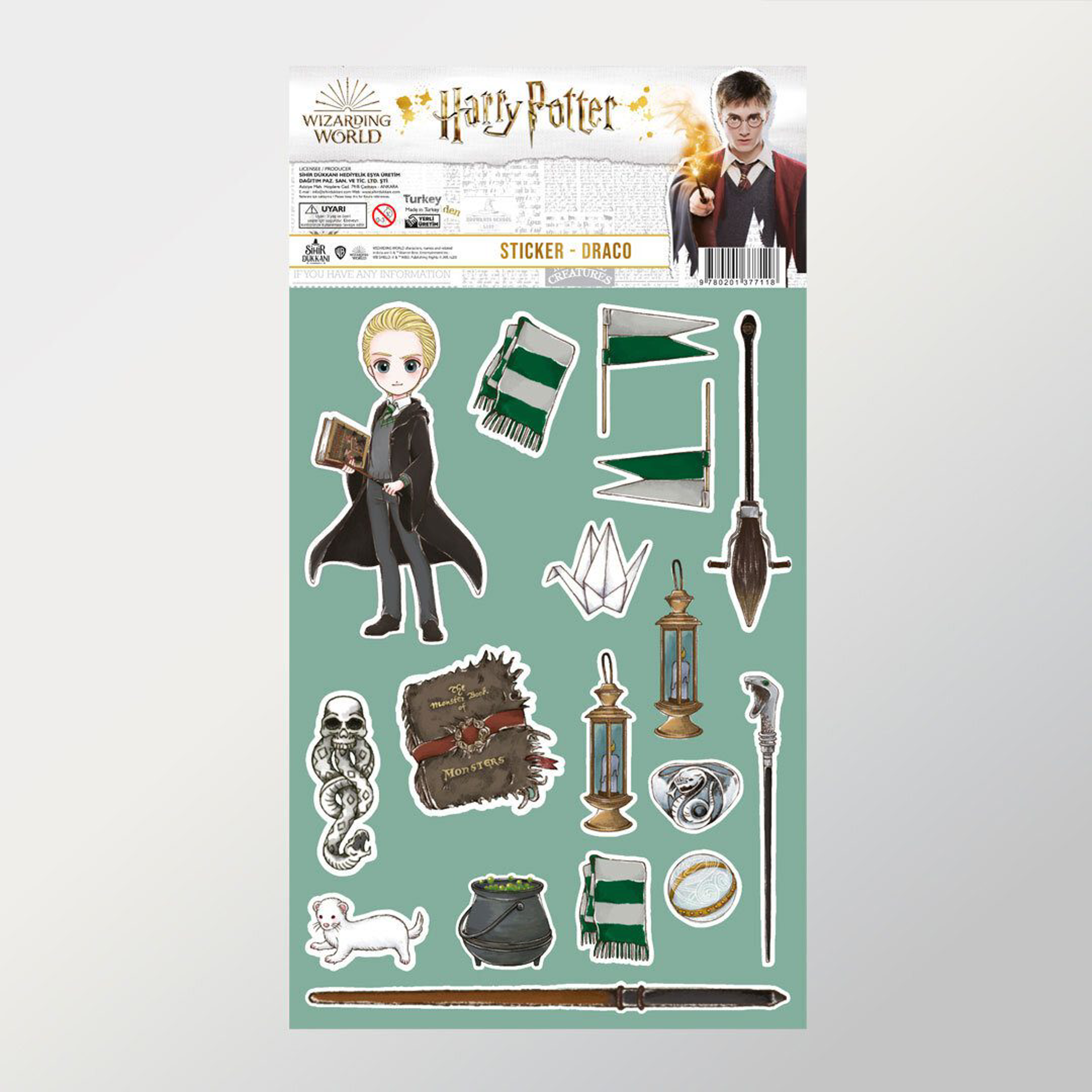 Wizarding World - Harry Potter - Stickers - Drago Malefoy - flash vidéo