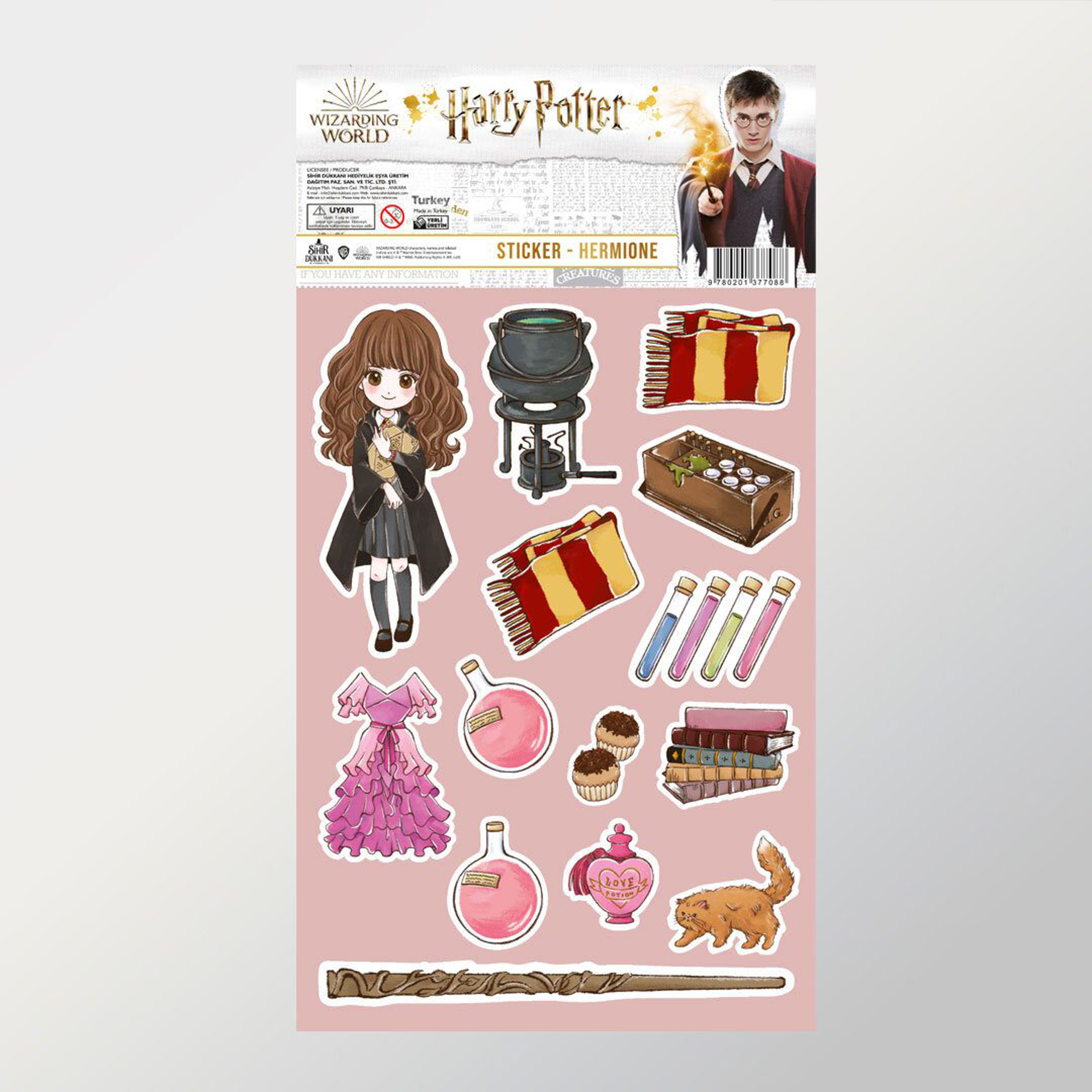 Wizarding World - Harry Potter - Stickers - Hermione Granger - flash vidéo