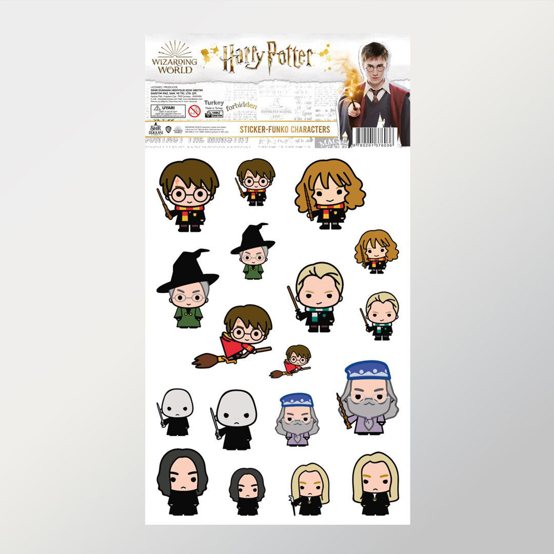 Wizarding World - Harry Potter - Stickers - Funko Personnages - flash vidéo