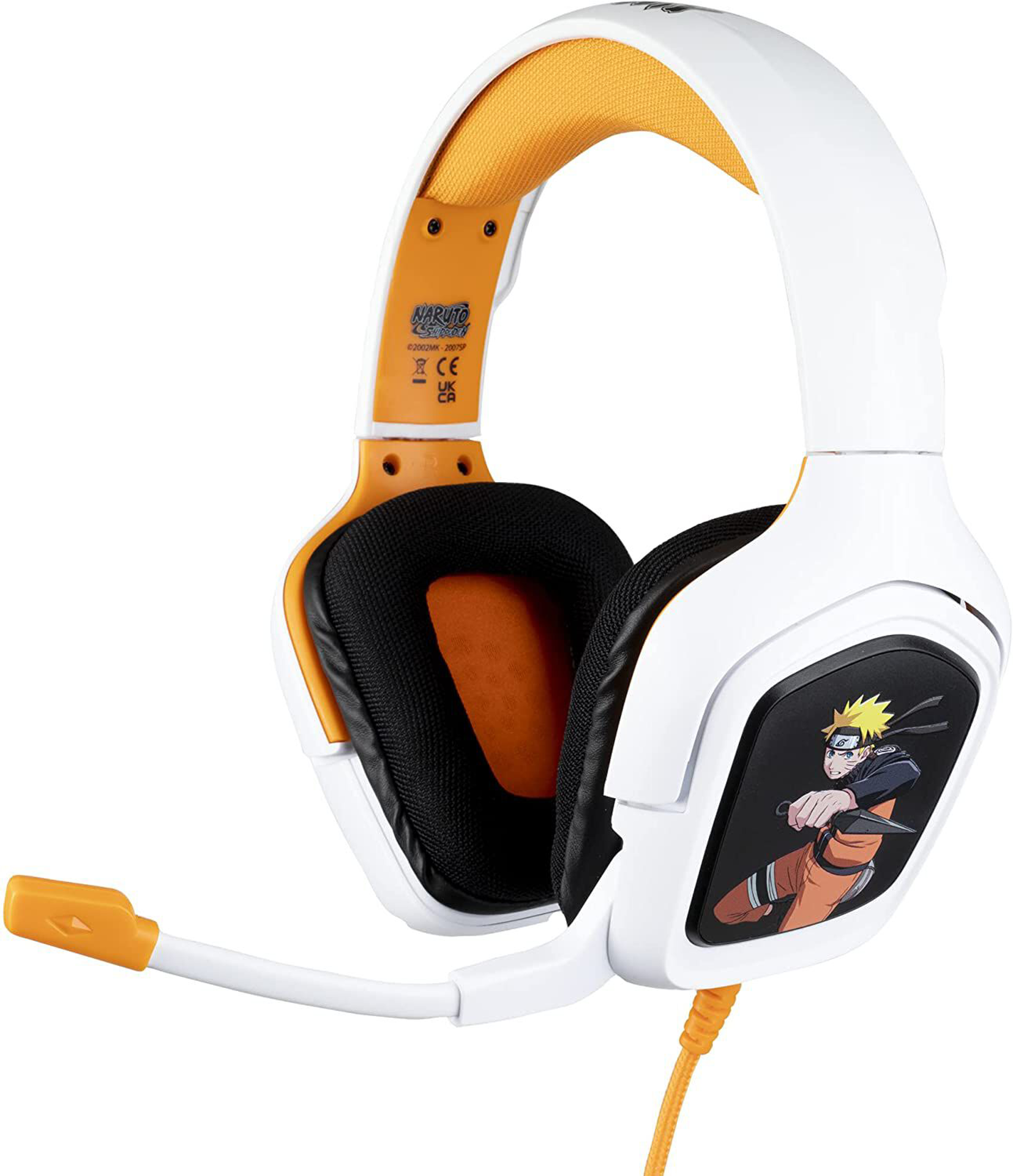 Konix - Casque de jeu stéréo filaire Naruto Shippûden pour PS4/PS5, Xbox One, Xbox Series X|S, Nintendo Switch et Windows 10/11 - flash vidéo