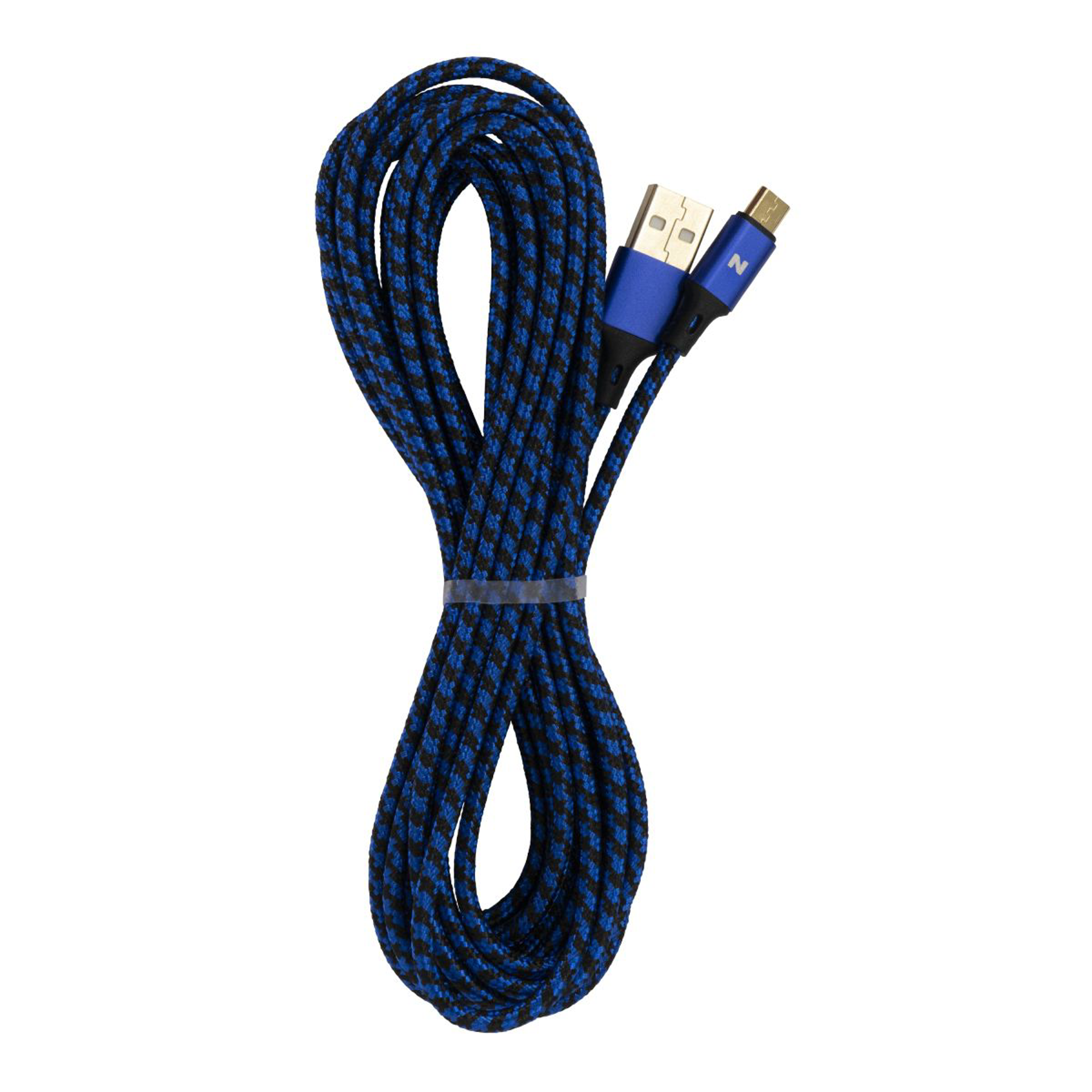 Nitho - Câble USB Play & Charge bleu de 4m pour PS4
