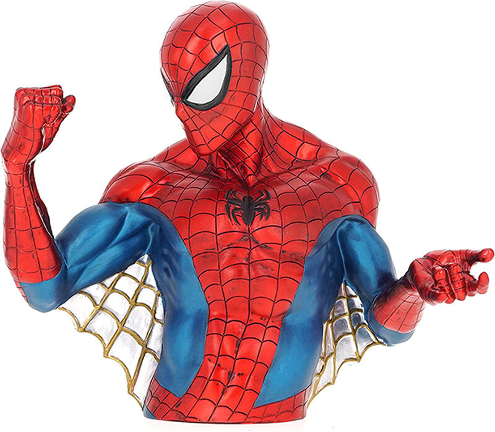 Marvel - Tirelire Buste Spider-Man (Metallic Ver.) 20cm