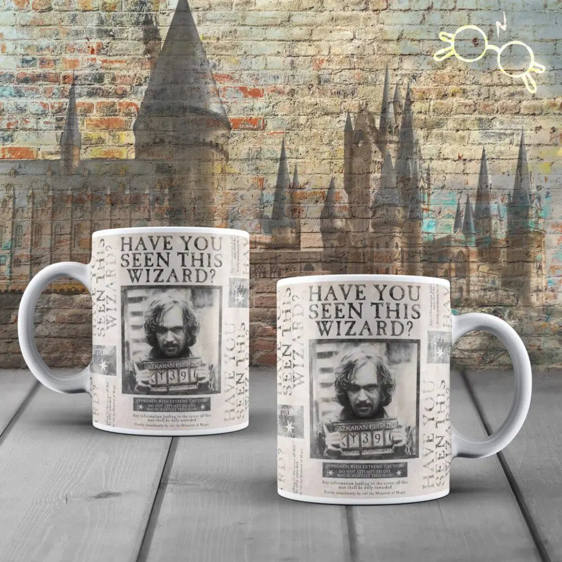 Wizarding World - Harry Potter - Mug - Affiche de recherche de Sirius Black