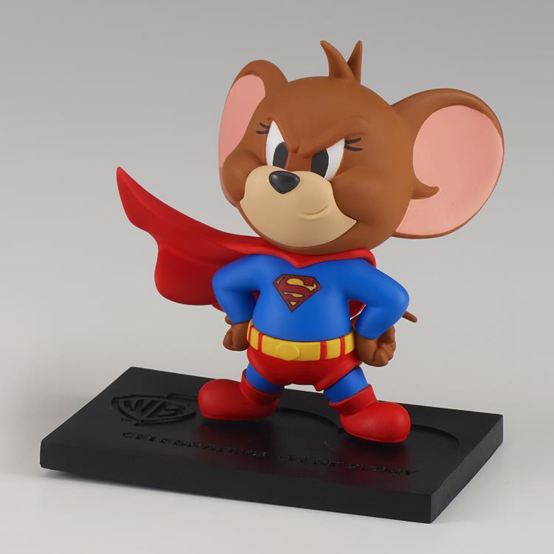 Tom & Jerry - WB 100th Anniversary - Superman Jerry Statue 6cm - flash vidéo