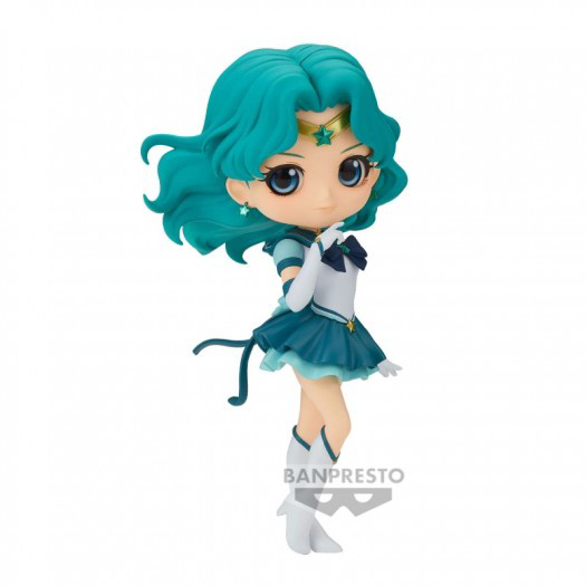 Pretty Guardian Sailor Moon Cosmos the Movie Q Posket - Eternal Sailor Neptune (Ver.B) Statue 14cm - flash vidéo