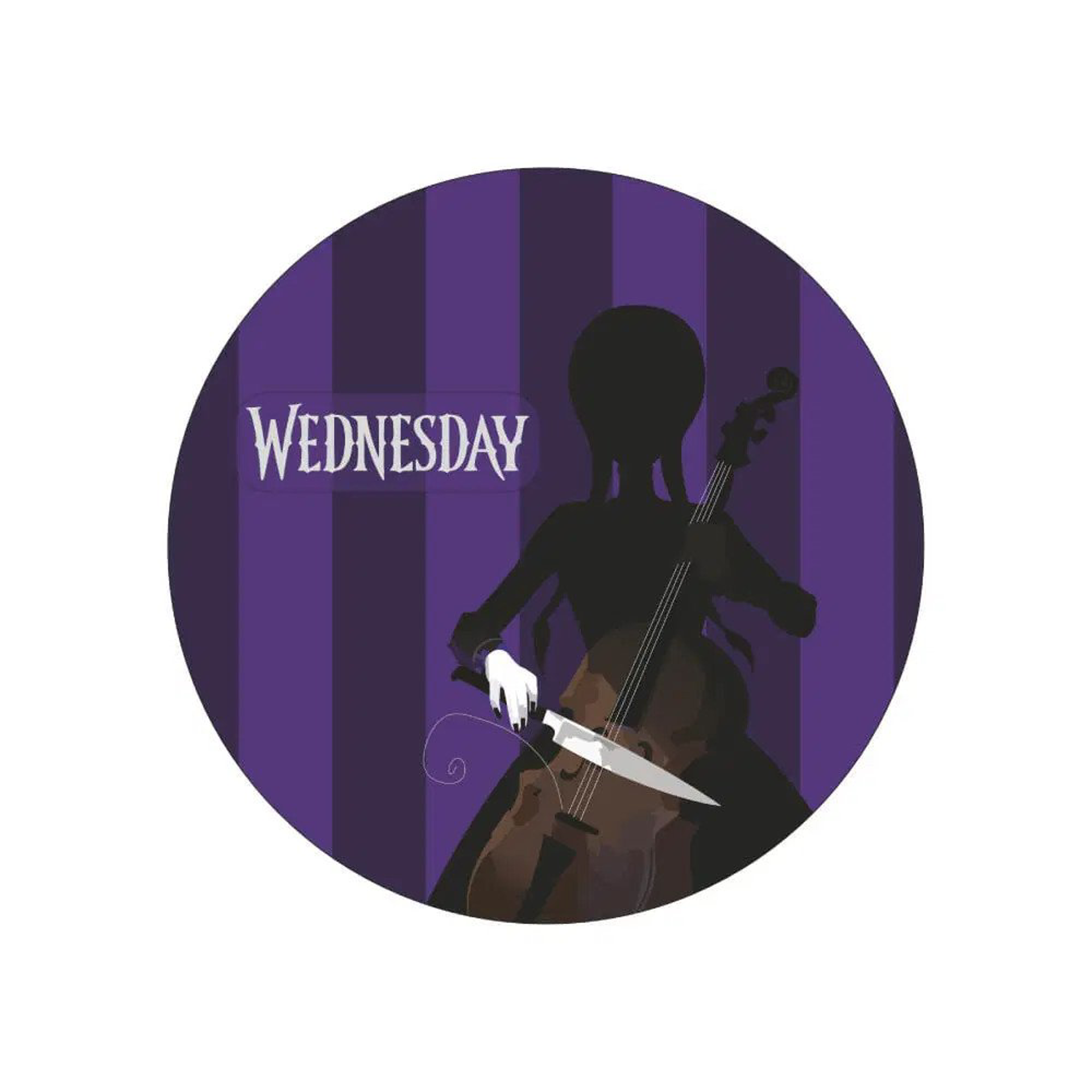 Netflix - Mercredi - Dessous de verre - Mercredi Addams - flash vidéo