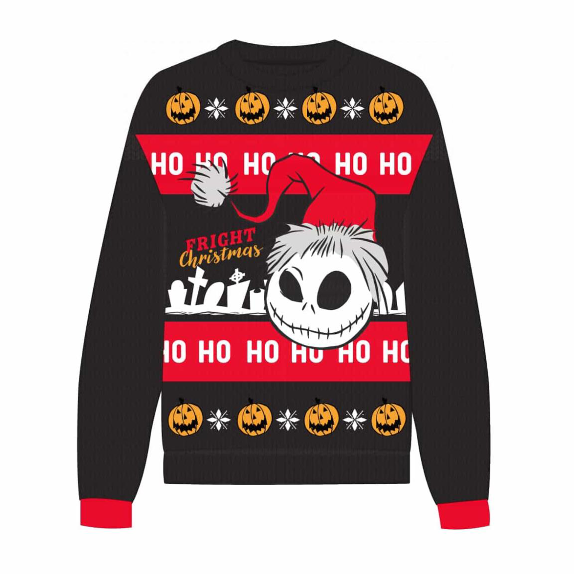 Disney - L'Etrange Noel de Monsieur Jack - Pull de Noël tricoté Santa Jack - XS-XL