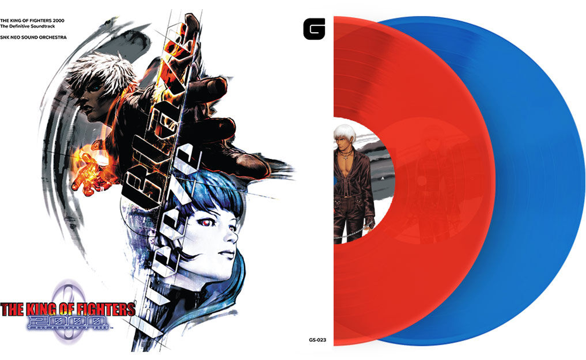 The King of Fighters 2000 - The Definitive Soundtrack - 2-LP Red & Blue Vinyl