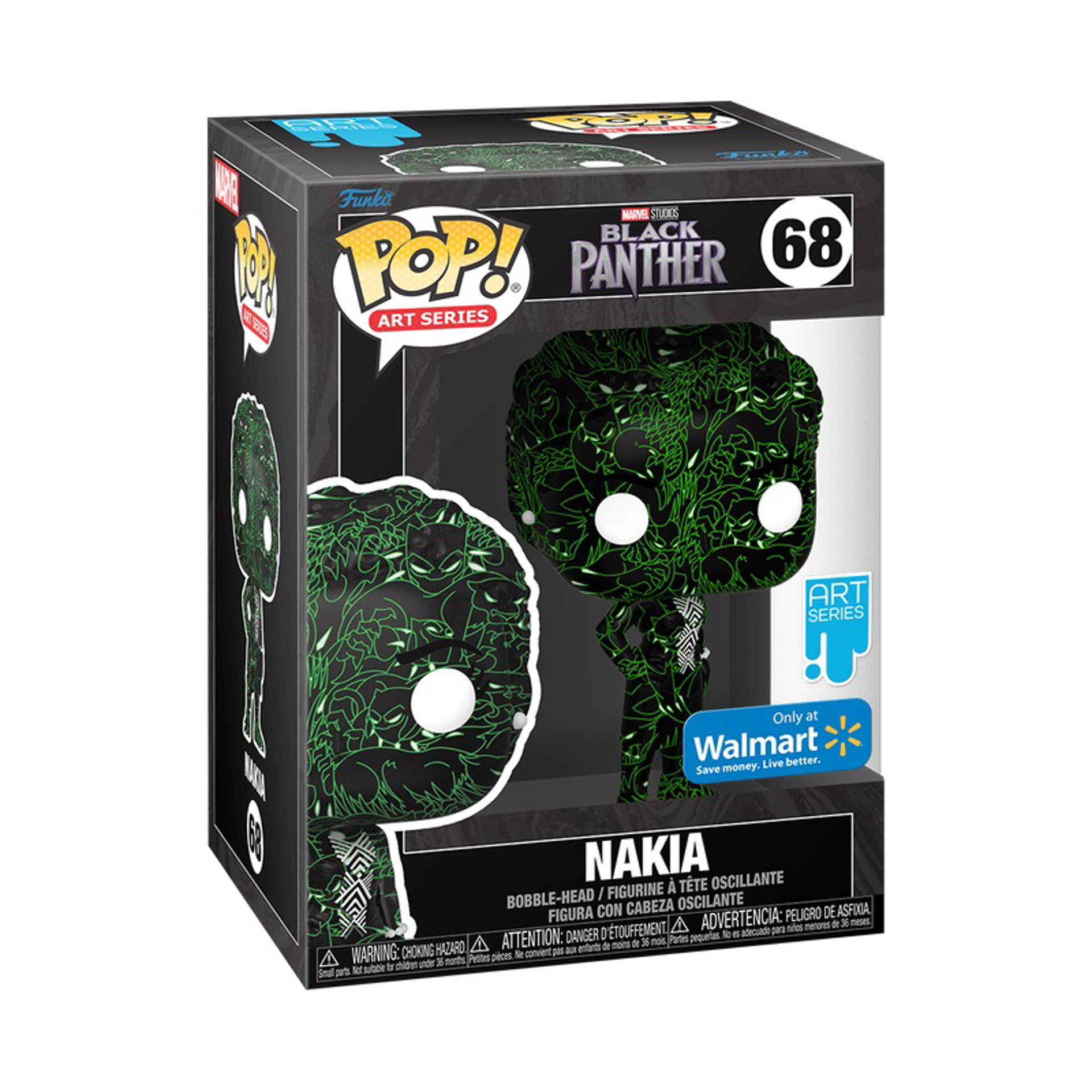 Funko Pop! Artist Series: Marvel: Black Panther - Nakia with Pop! Protector - flash vidéo