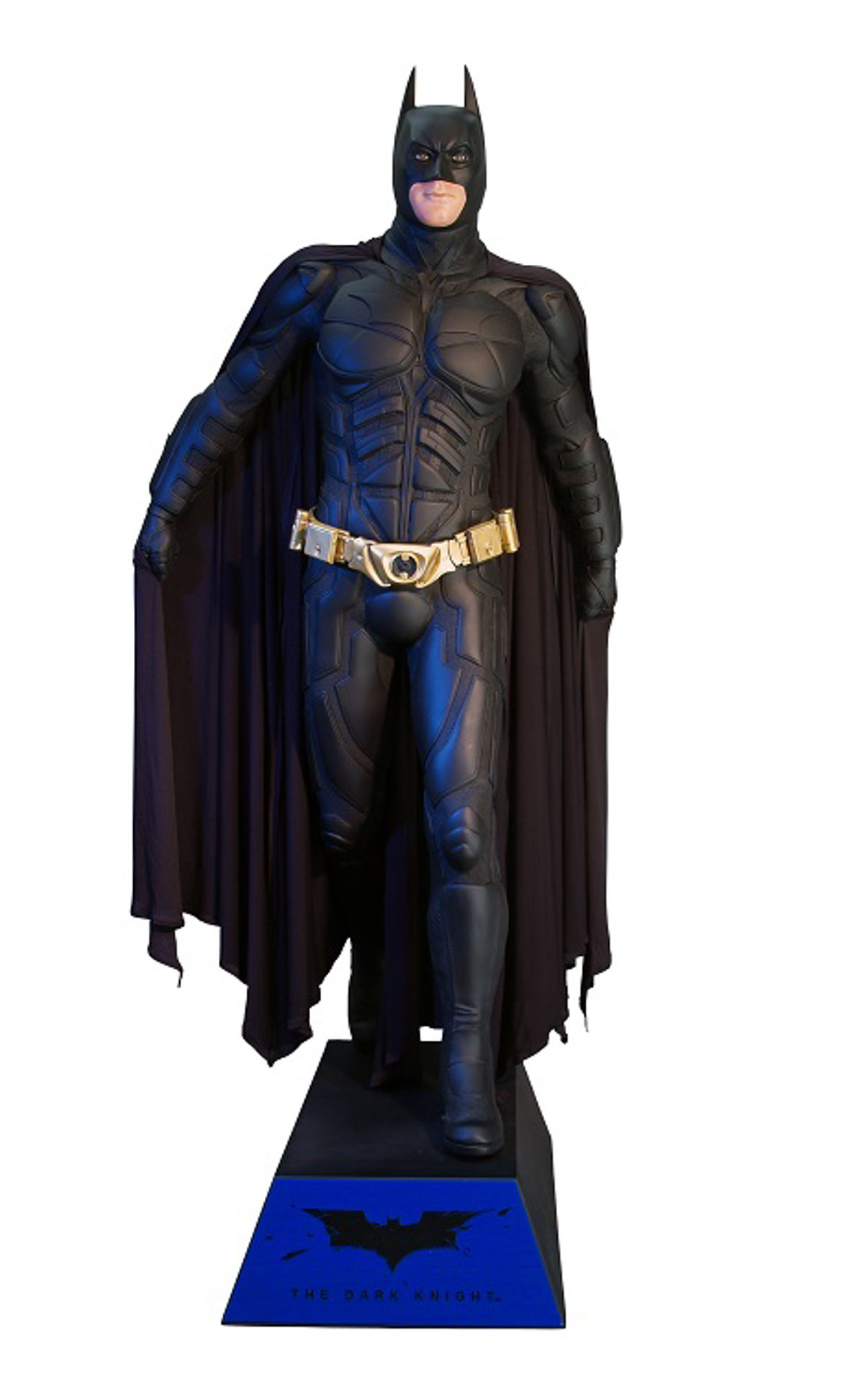 DC Comics - Statue taille réelle Batman Dark Knight (Base incluse) - flash vidéo
