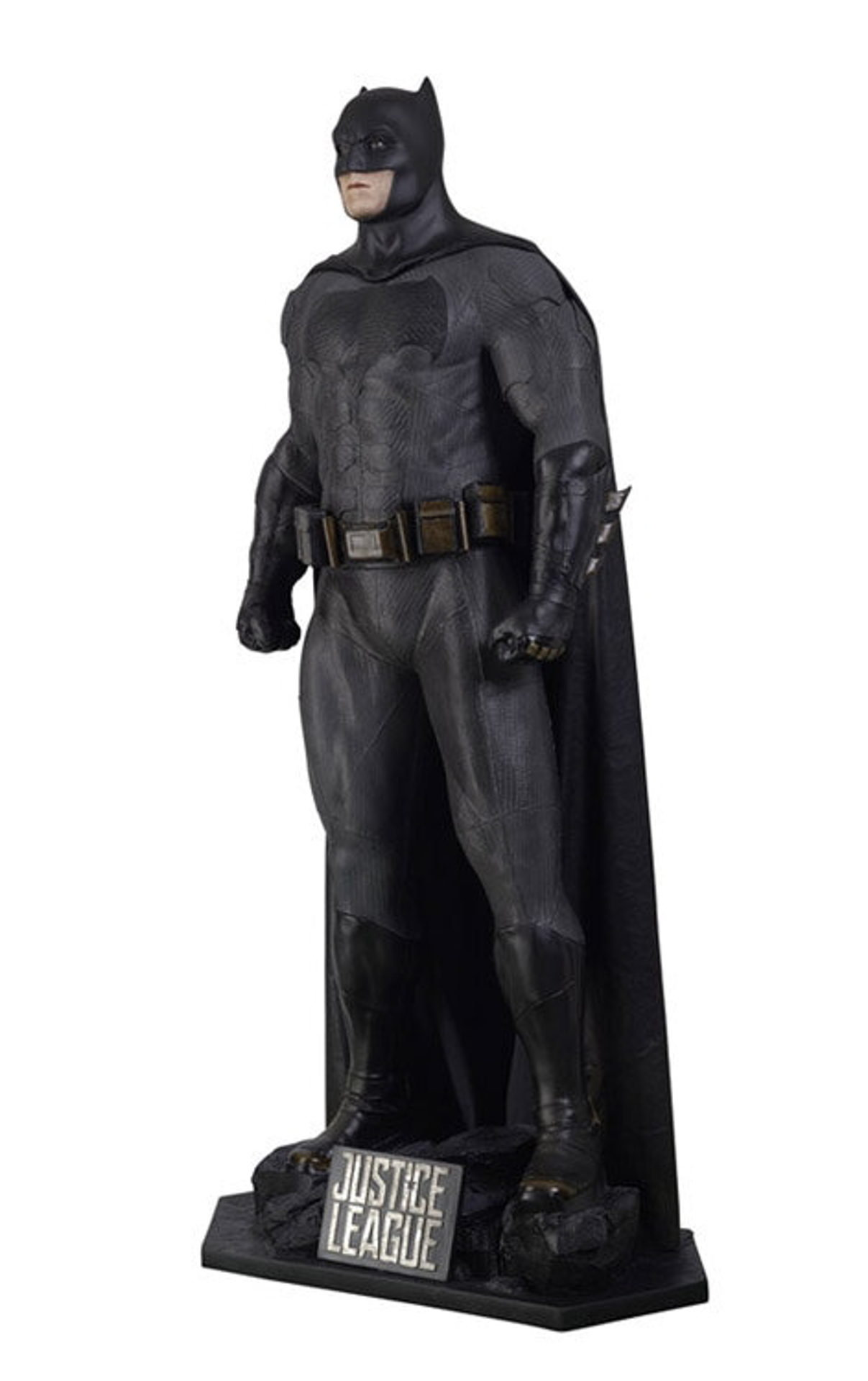 Justice League - Statue taille réelle Batman Classique (Base incluse) - flash vidéo