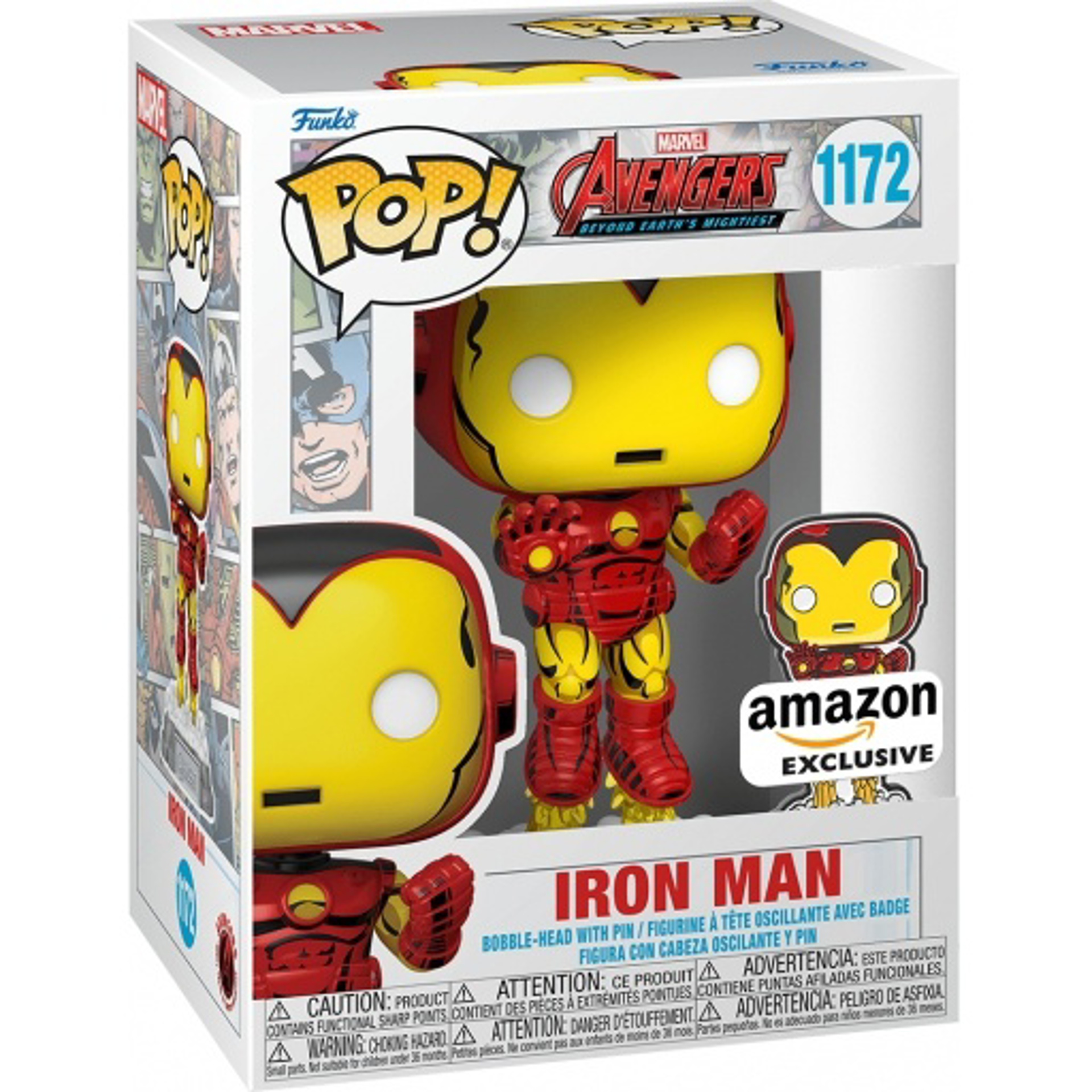 Funko Pop! Marvel: The Avengers: Beyond Earth's Mightiest - Iron Man (with Pin) (Special Edition) - flash vidéo