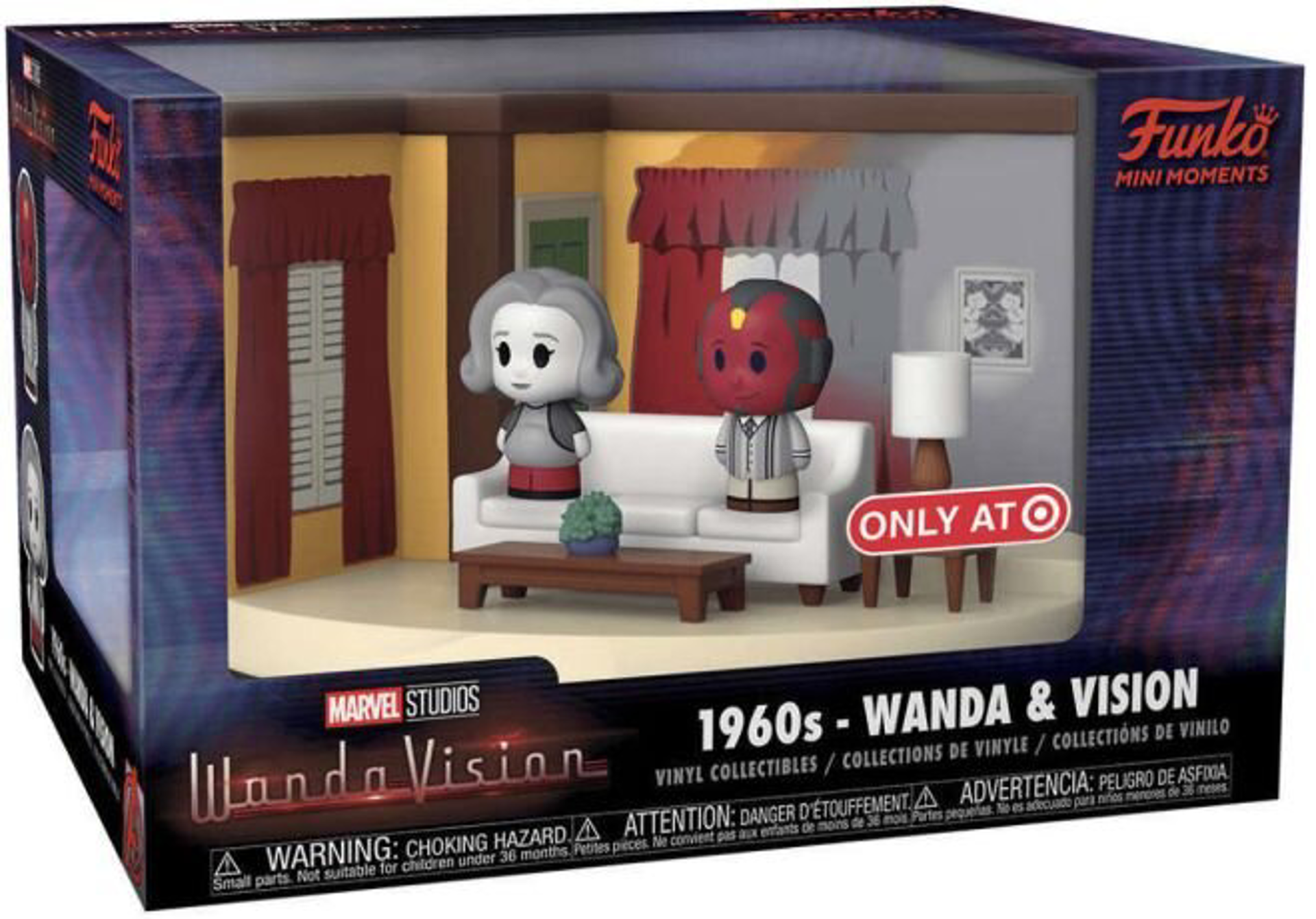 Funko Mini Moments: Marvel Studios WandaVision - 1960s - Wanda & Vision (Living Room) (Special Edition)