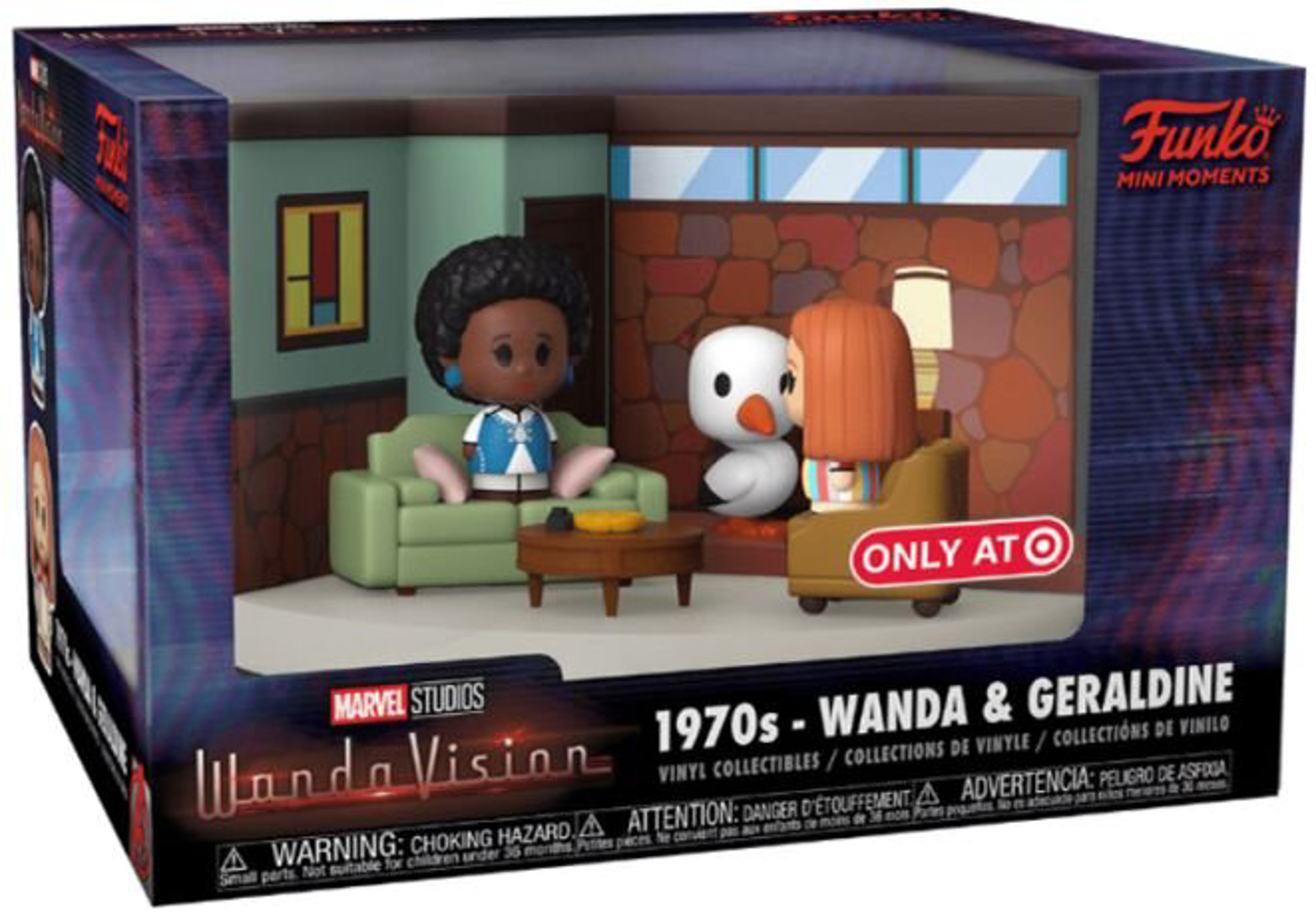 Funko Mini Moments: Marvel Studios WandaVision - 1970s - Wanda & Geraldine (Living Room) (Special Edition)