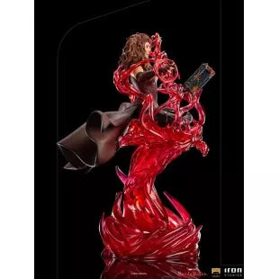 Iron Studios - Deluxe Arts Scale 1/10 - Marvel - WandaVision - Scarlet Witch Statue 24cm - flash vidéo